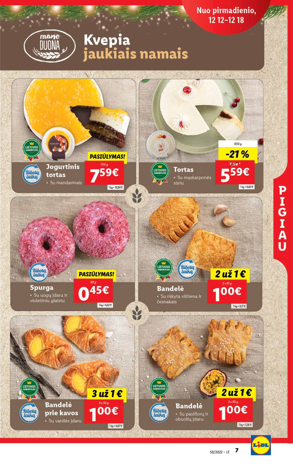 Lidl 'MAISTO PREKIŲ PASIŪLYMAI' 7 puslapis