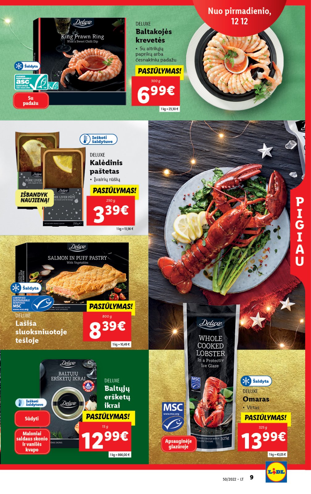 Lidl 'MAISTO PREKIŲ PASIŪLYMAI' 9 puslapis