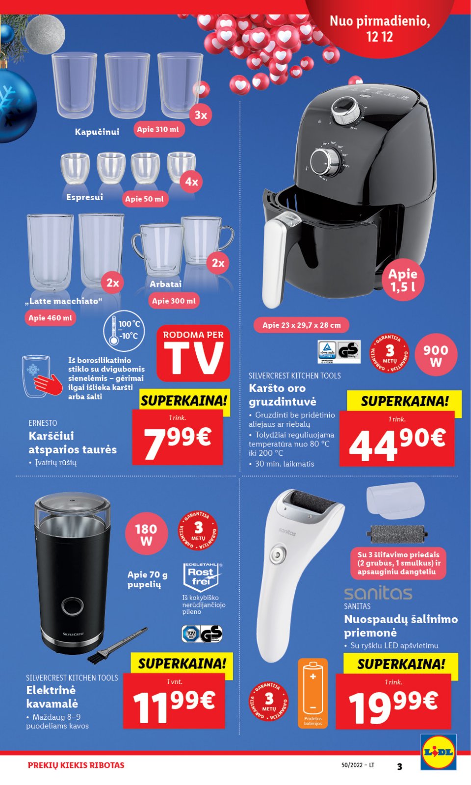 Lidl 'NE MAISTO PREKIŲ PASIŪLYMAI' 3 puslapis