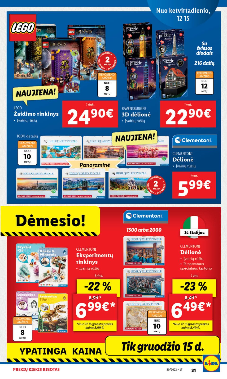 Lidl 'NE MAISTO PREKIŲ PASIŪLYMAI' 31 puslapis