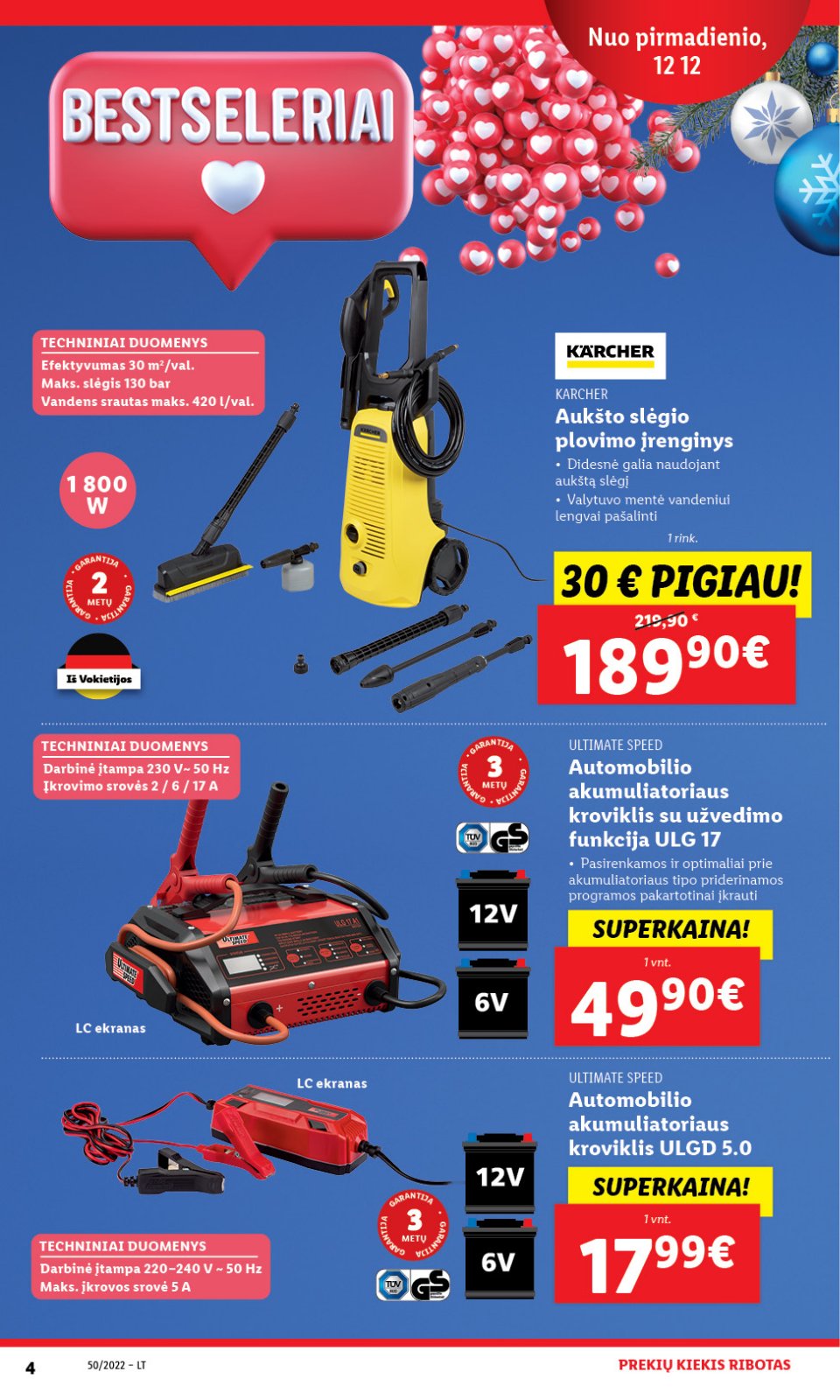 Lidl 'NE MAISTO PREKIŲ PASIŪLYMAI' 4 puslapis