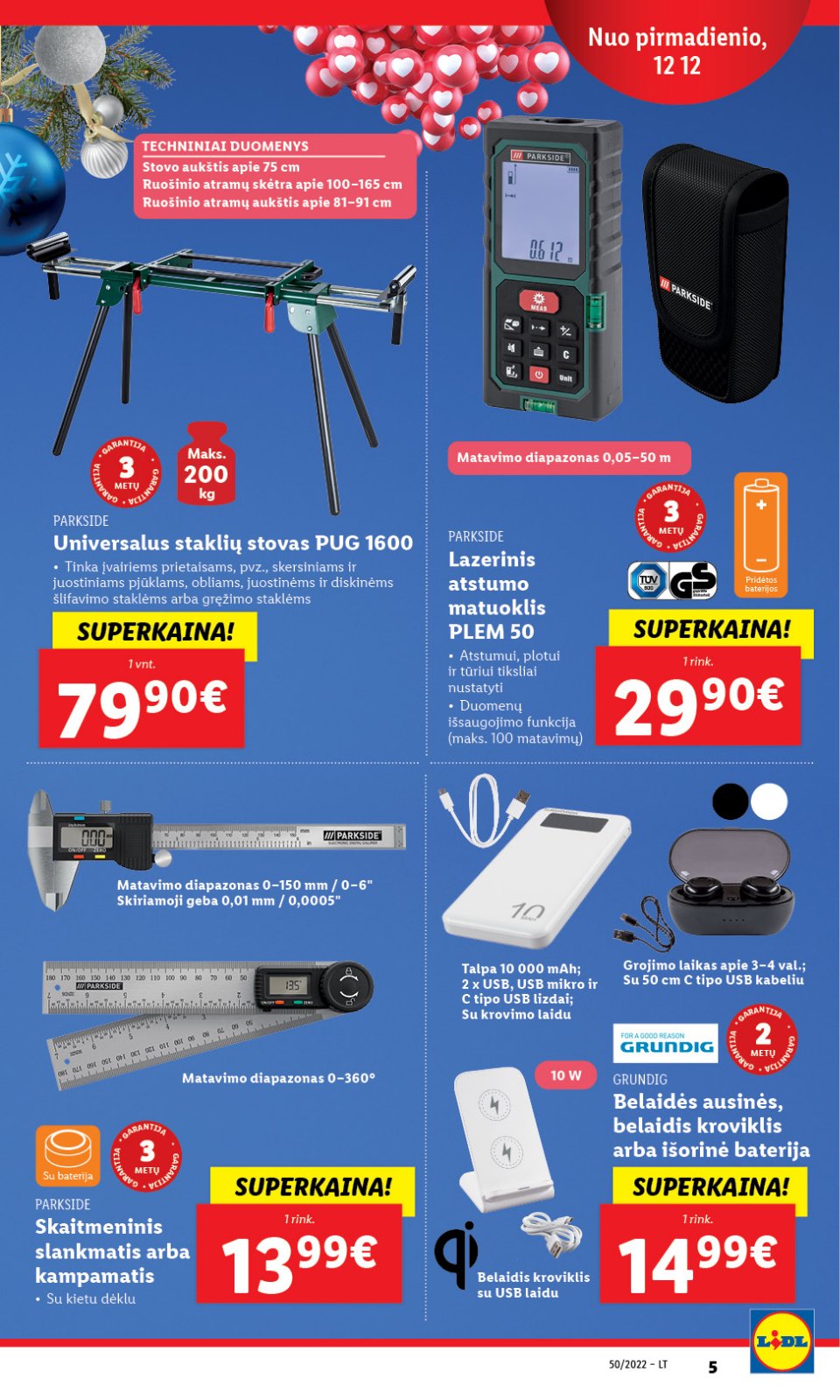 Lidl 'NE MAISTO PREKIŲ PASIŪLYMAI' 5 puslapis