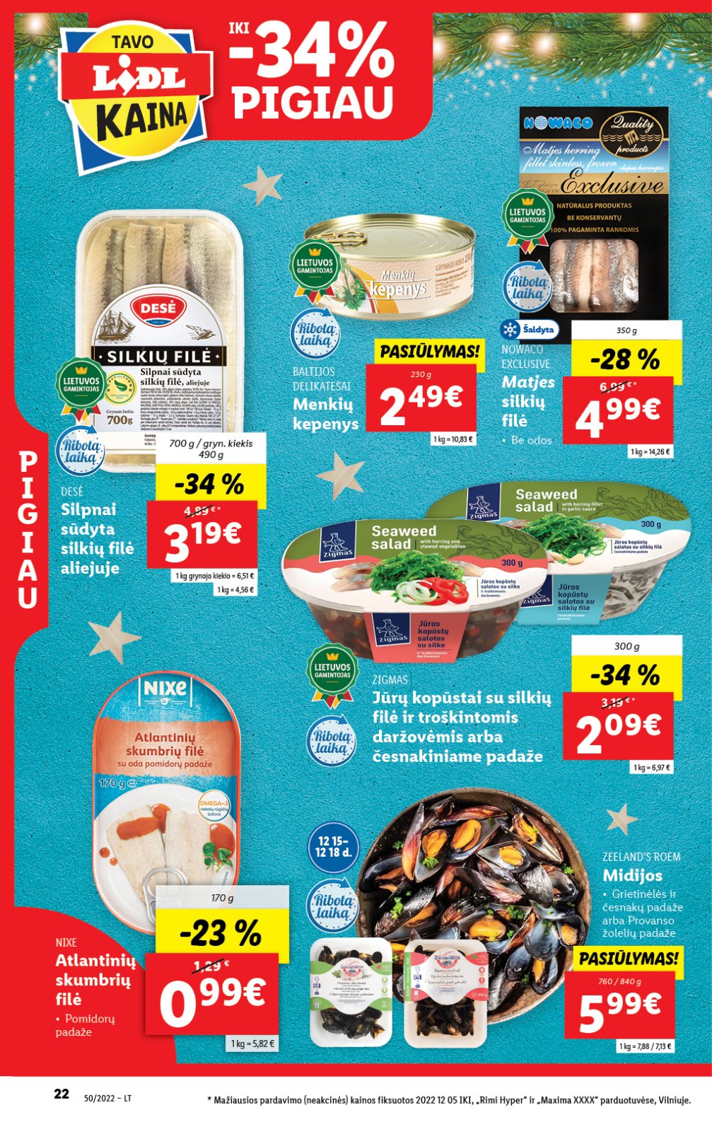 Lidl 'MAISTO PREKIŲ PASIŪLYMAI' 22 puslapis