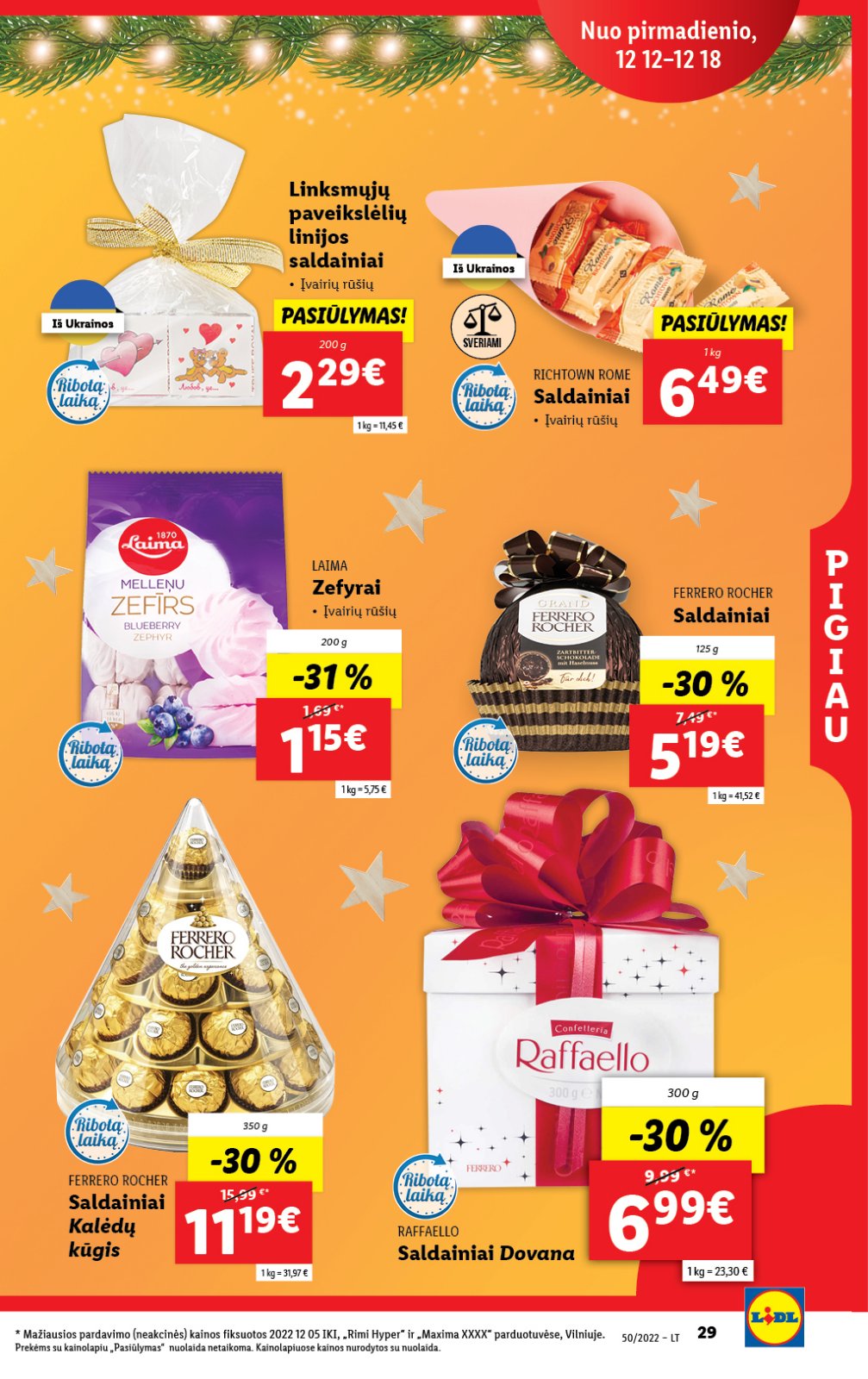 Lidl 'MAISTO PREKIŲ PASIŪLYMAI' 29 puslapis