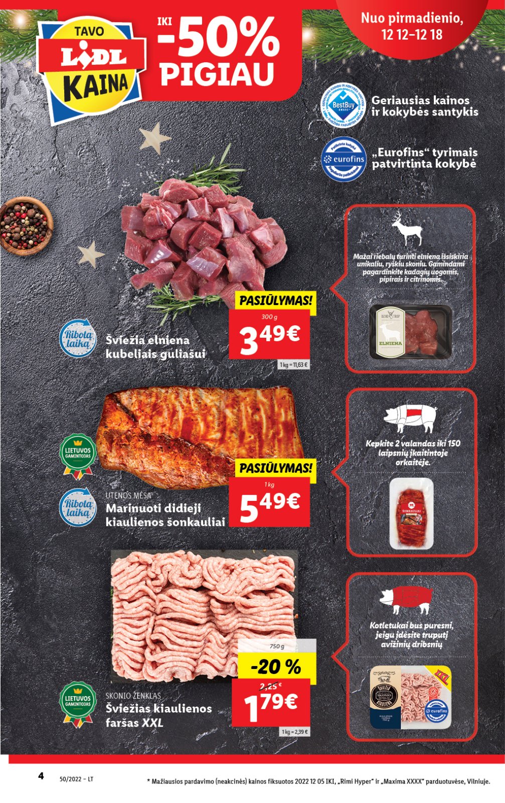 Lidl 'MAISTO PREKIŲ PASIŪLYMAI' 4 puslapis