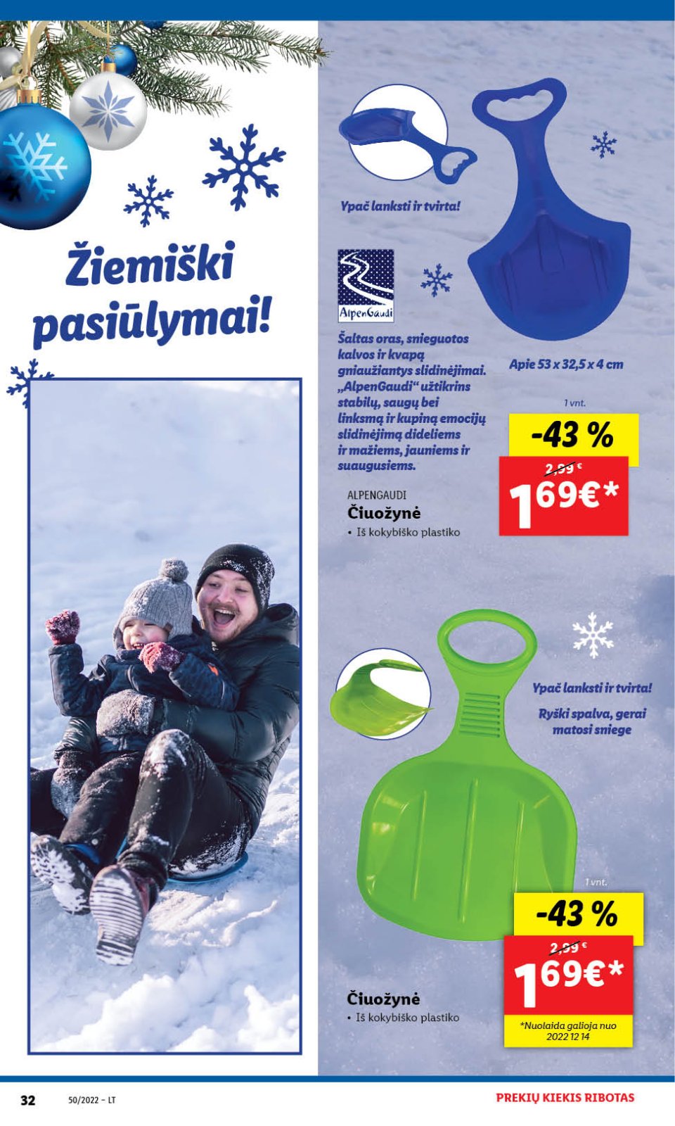 Lidl 'NE MAISTO PREKIŲ PASIŪLYMAI' 32 puslapis