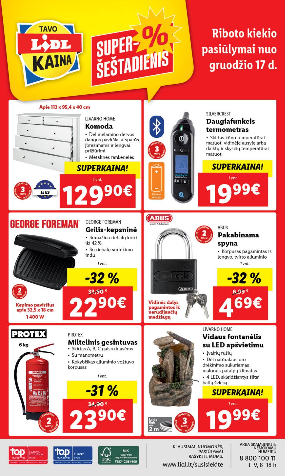 Lidl 'NE MAISTO PREKIŲ PASIŪLYMAI' 33 puslapis