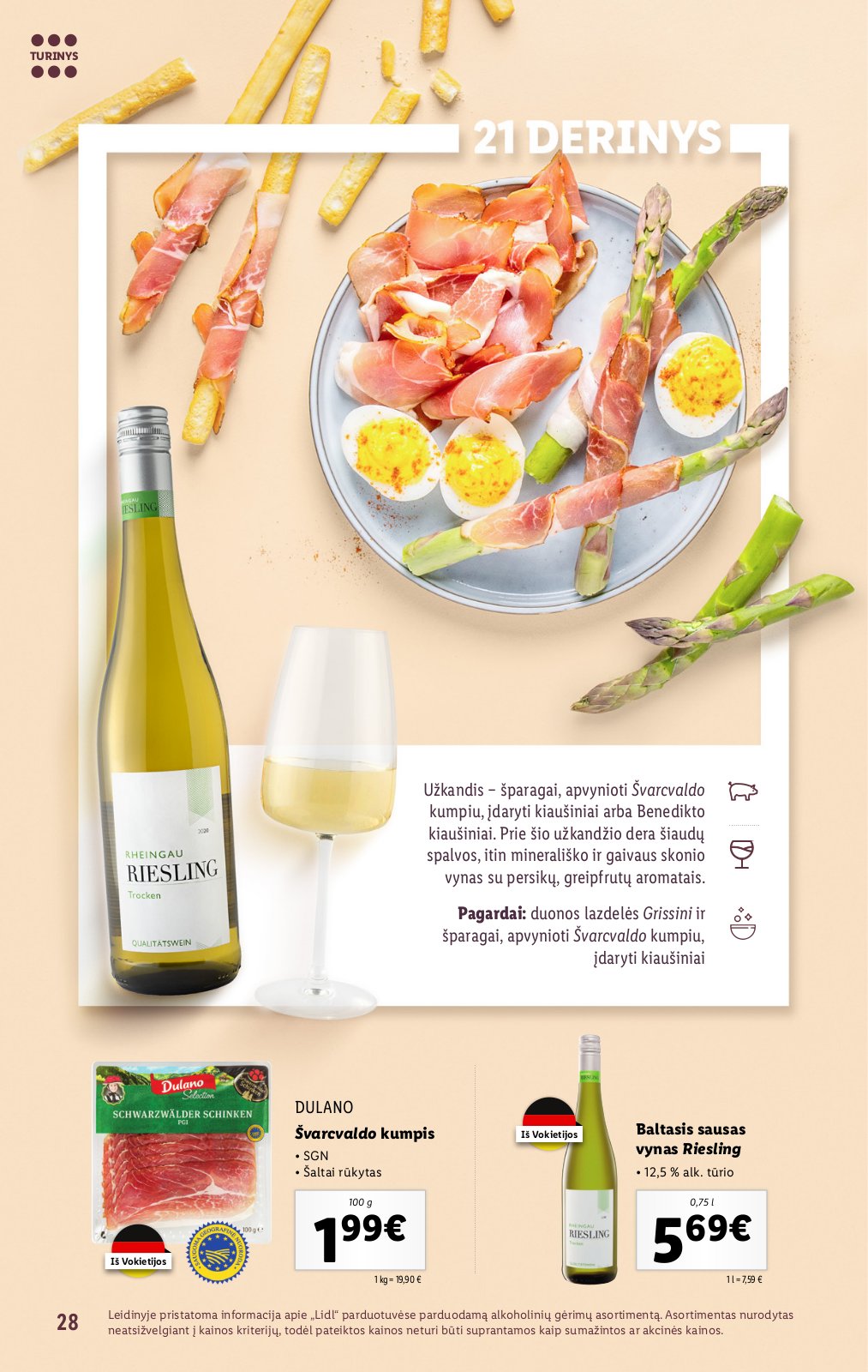 Lidl 'Suderintų skonių akimirkoms' 28 puslapis