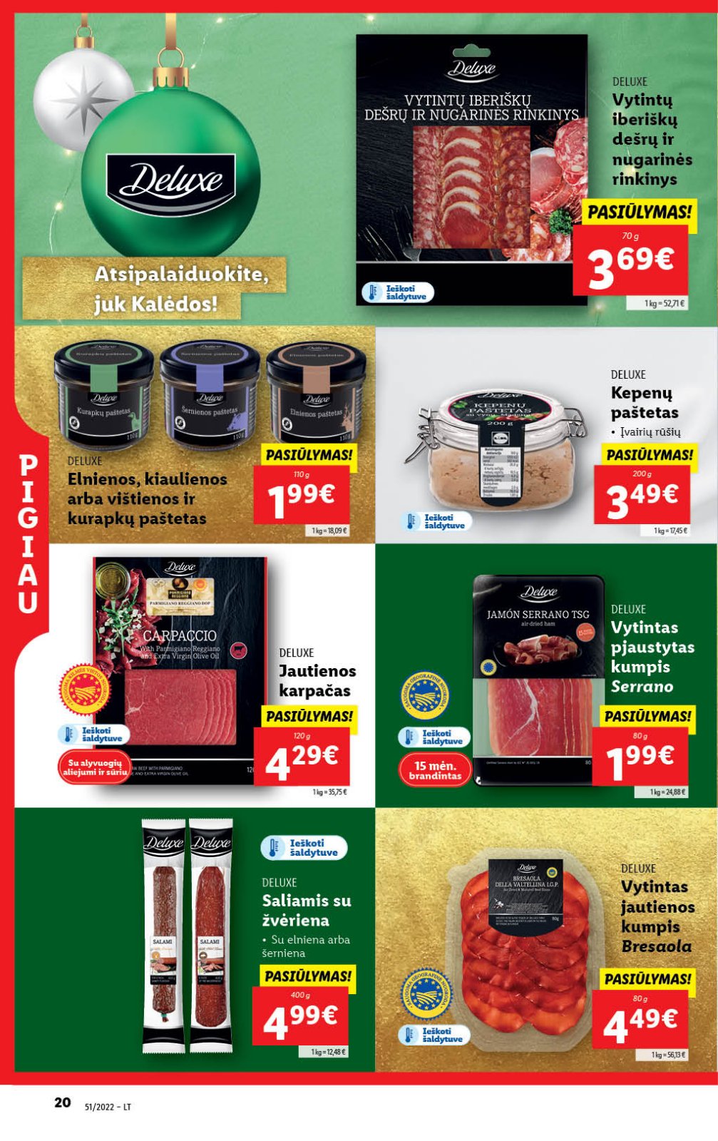 Lidl 'MAISTO PREKIŲ PASIŪLYMAI' 20 puslapis