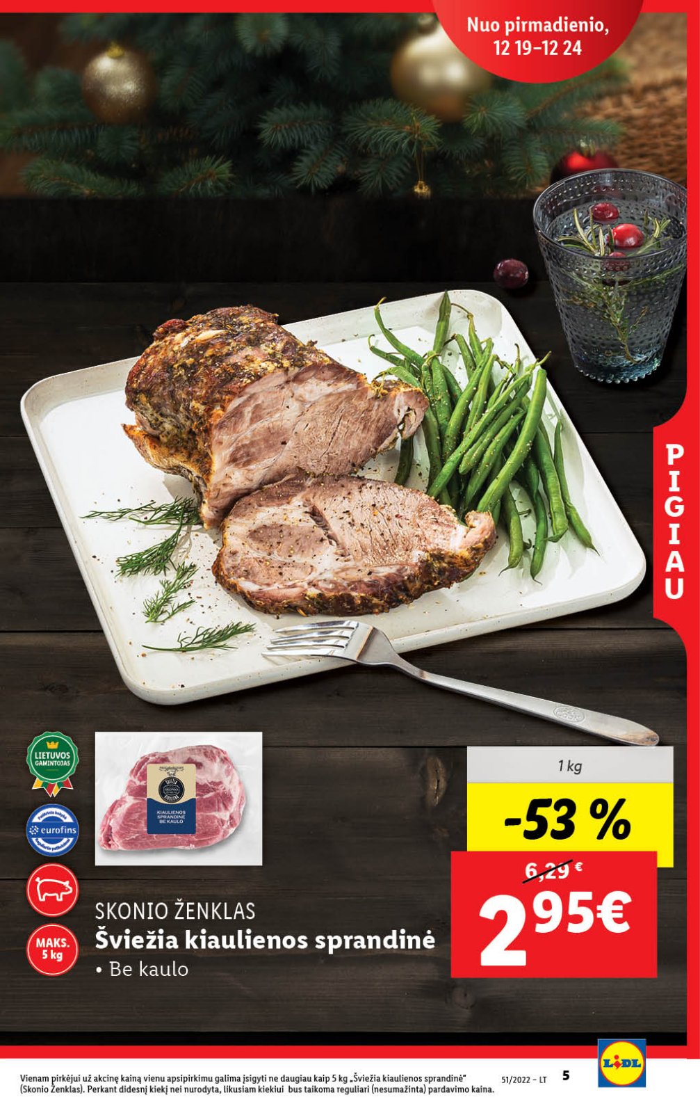 Lidl 'MAISTO PREKIŲ PASIŪLYMAI' 5 puslapis