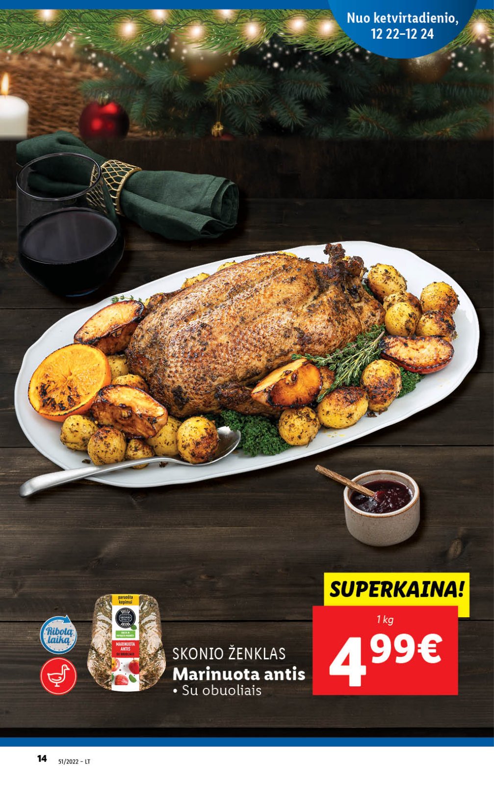 Lidl 'MAISTO PREKIŲ PASIŪLYMAI' 14 puslapis