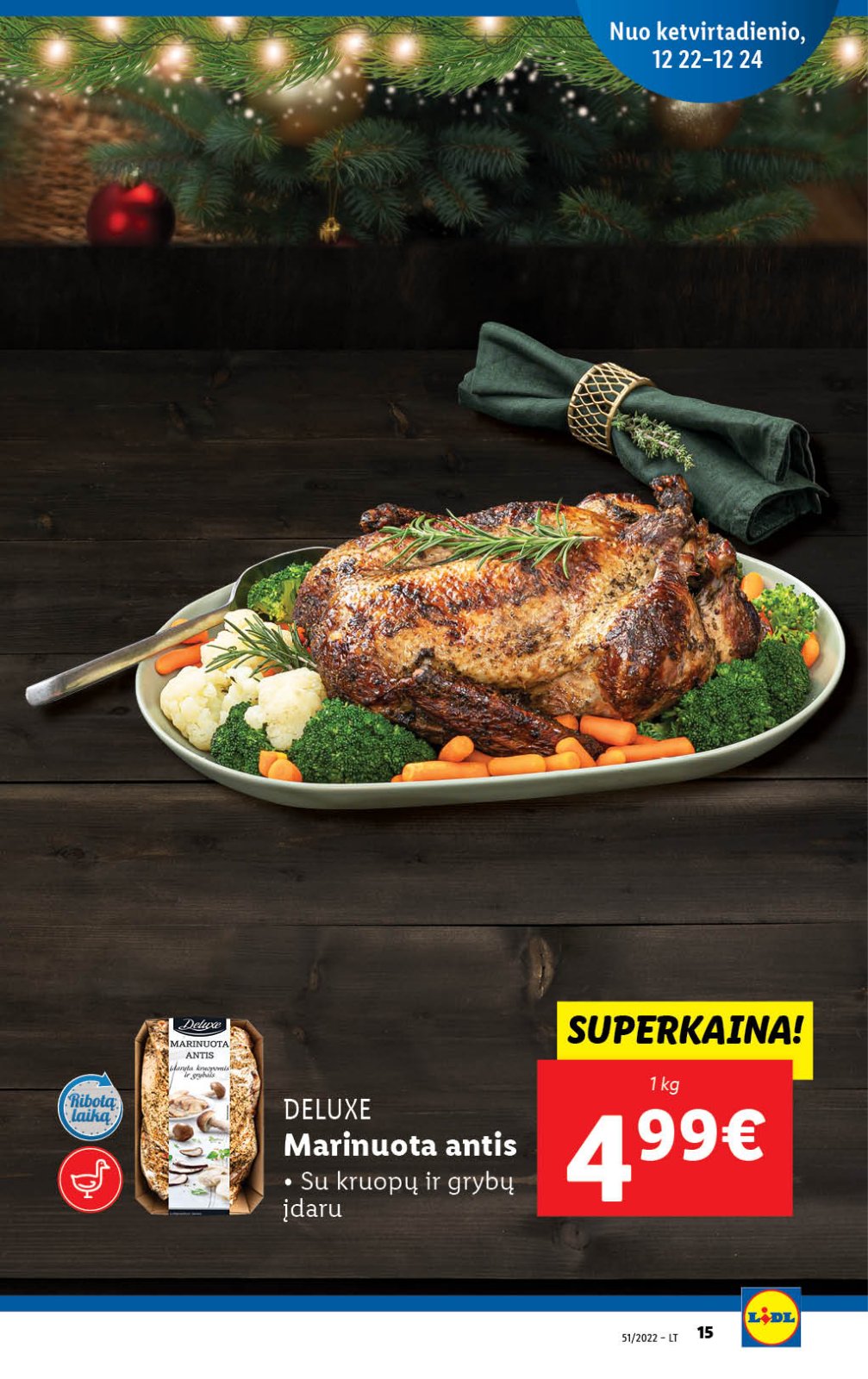 Lidl 'MAISTO PREKIŲ PASIŪLYMAI' 15 puslapis