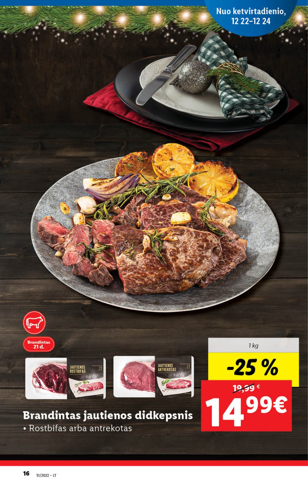 Lidl 'MAISTO PREKIŲ PASIŪLYMAI' 16 puslapis