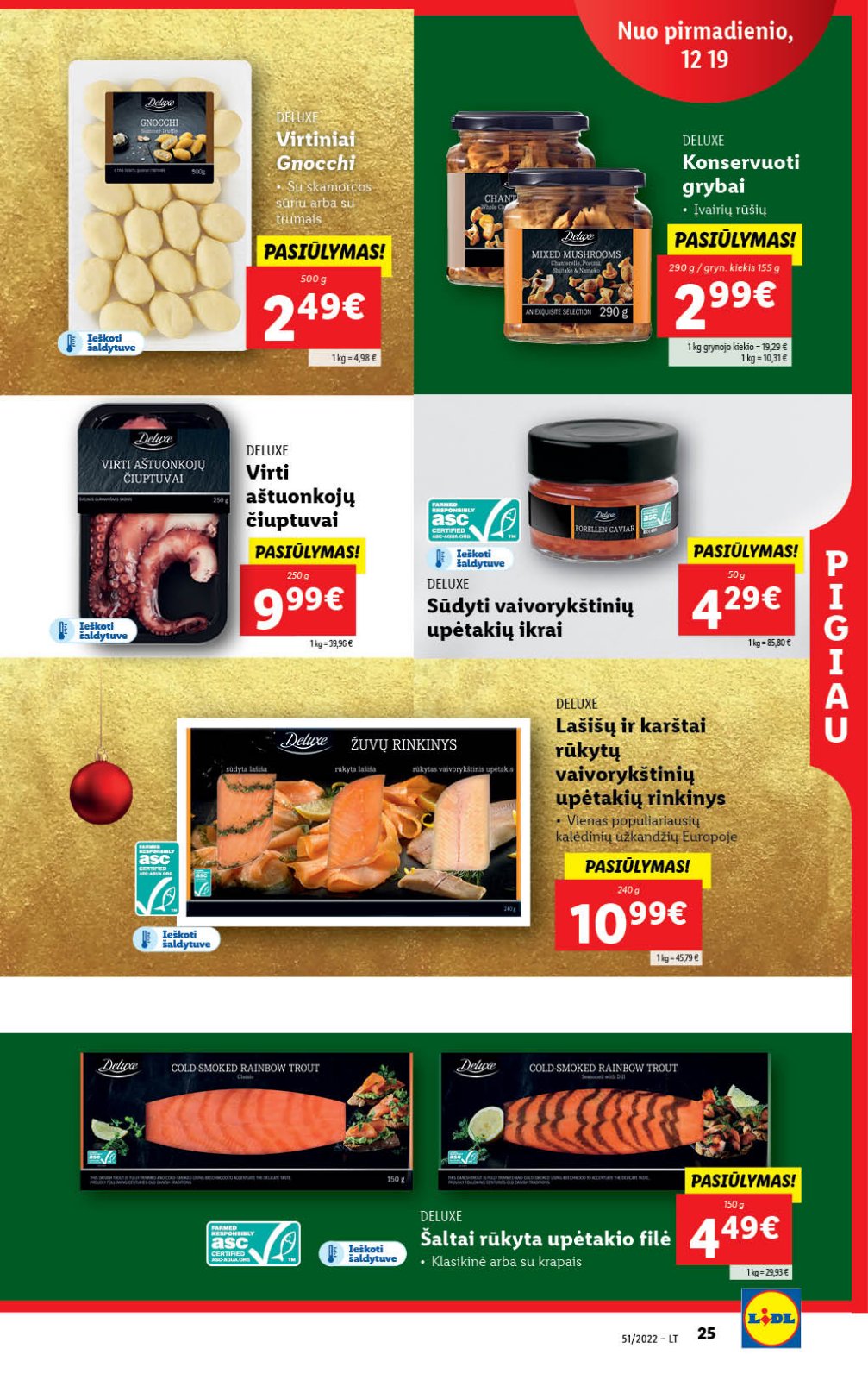 Lidl 'MAISTO PREKIŲ PASIŪLYMAI' 25 puslapis