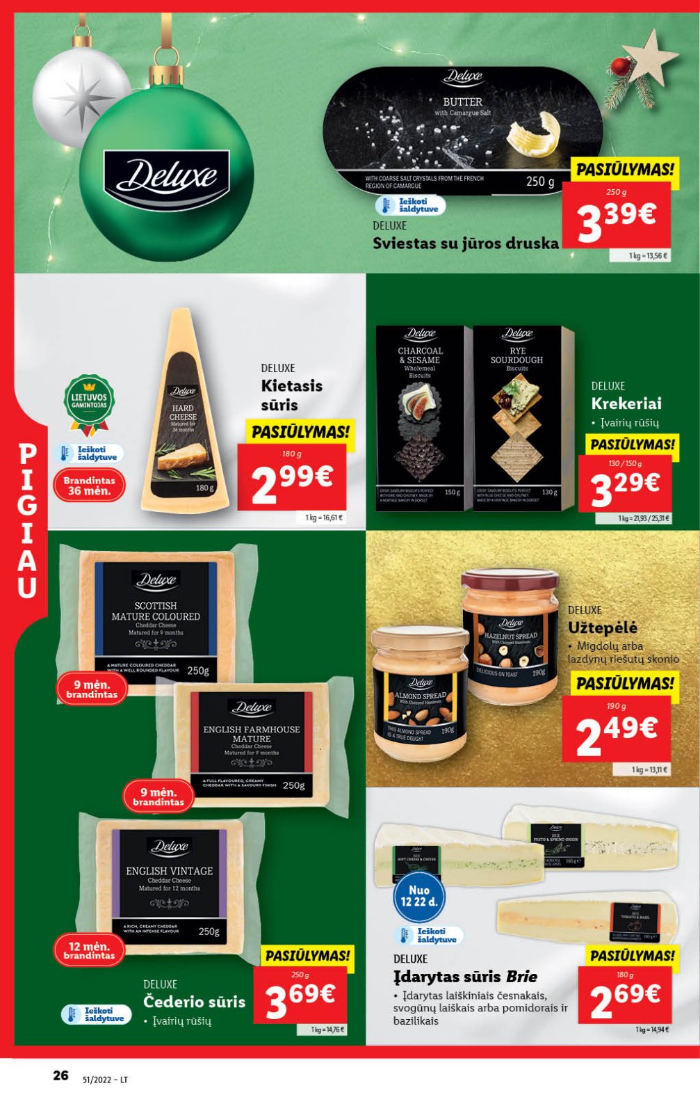 Lidl 'MAISTO PREKIŲ PASIŪLYMAI' 26 puslapis