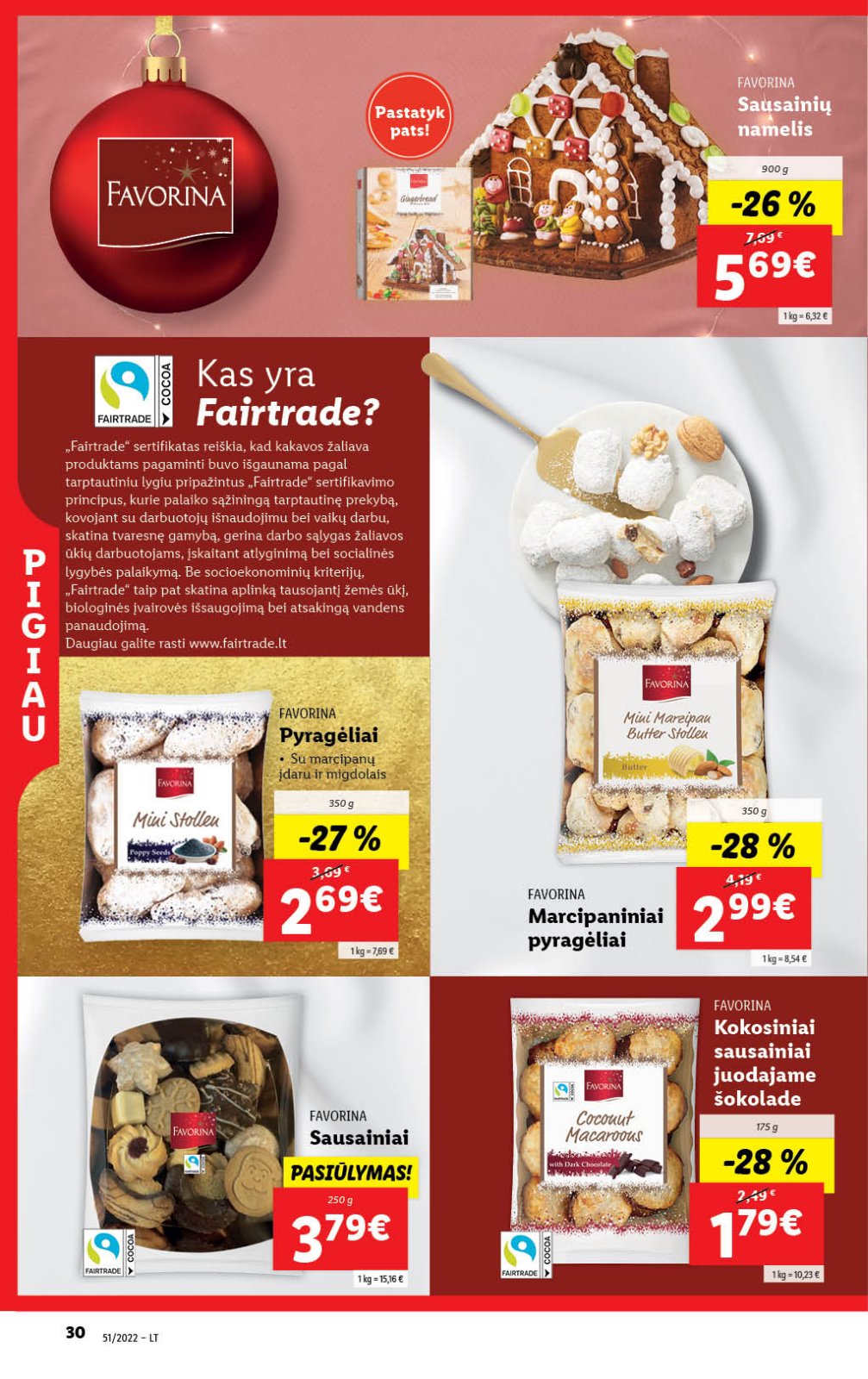 Lidl 'MAISTO PREKIŲ PASIŪLYMAI' 30 puslapis