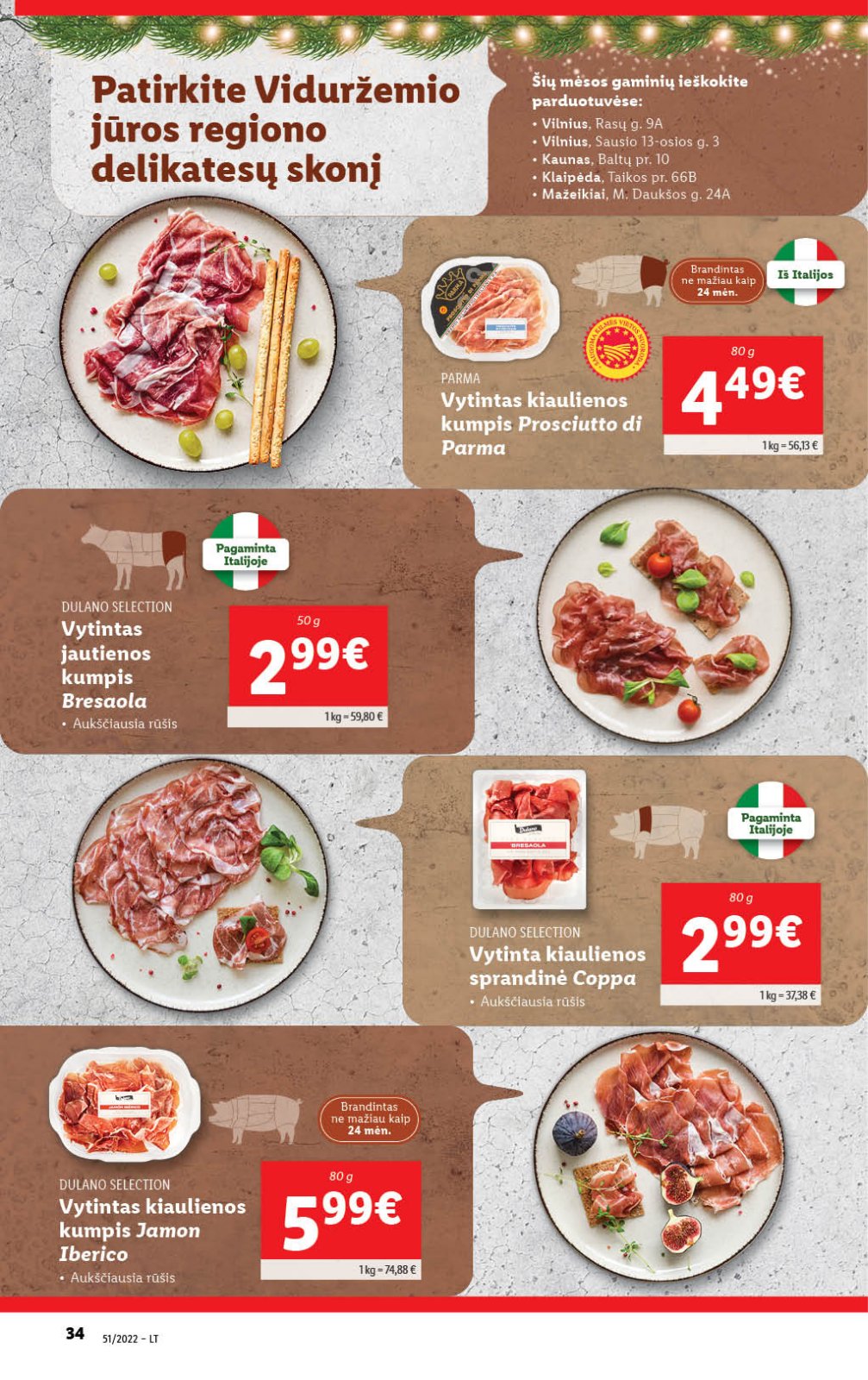 Lidl 'MAISTO PREKIŲ PASIŪLYMAI' 34 puslapis