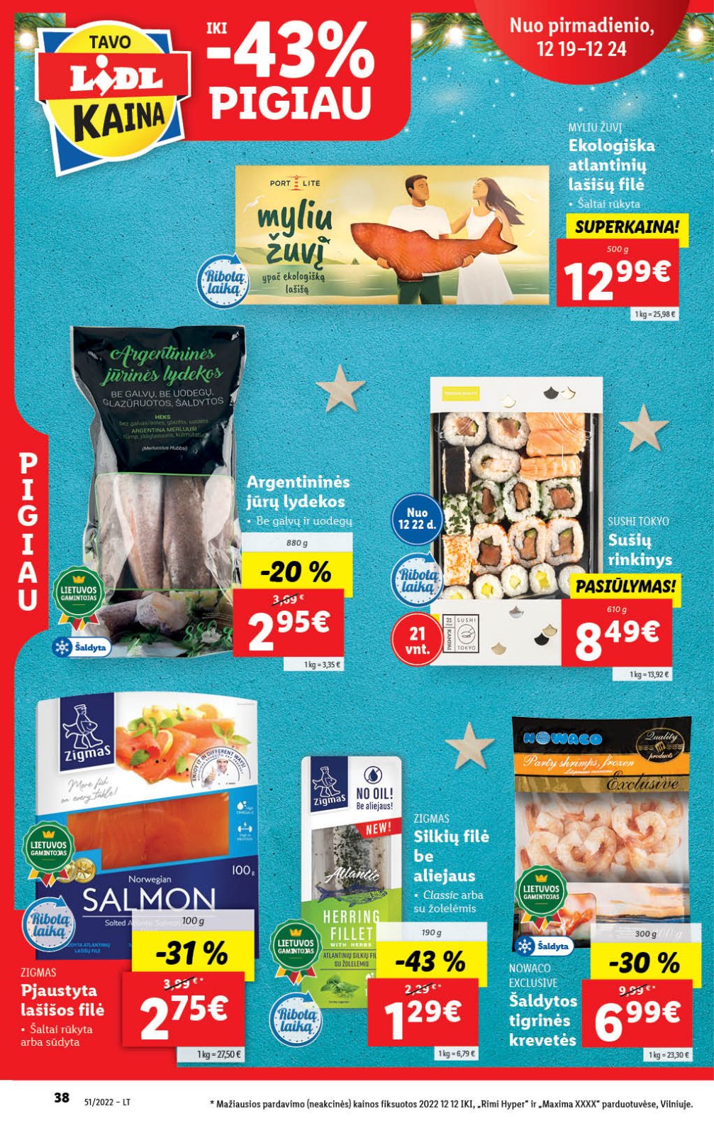 Lidl 'MAISTO PREKIŲ PASIŪLYMAI' 38 puslapis