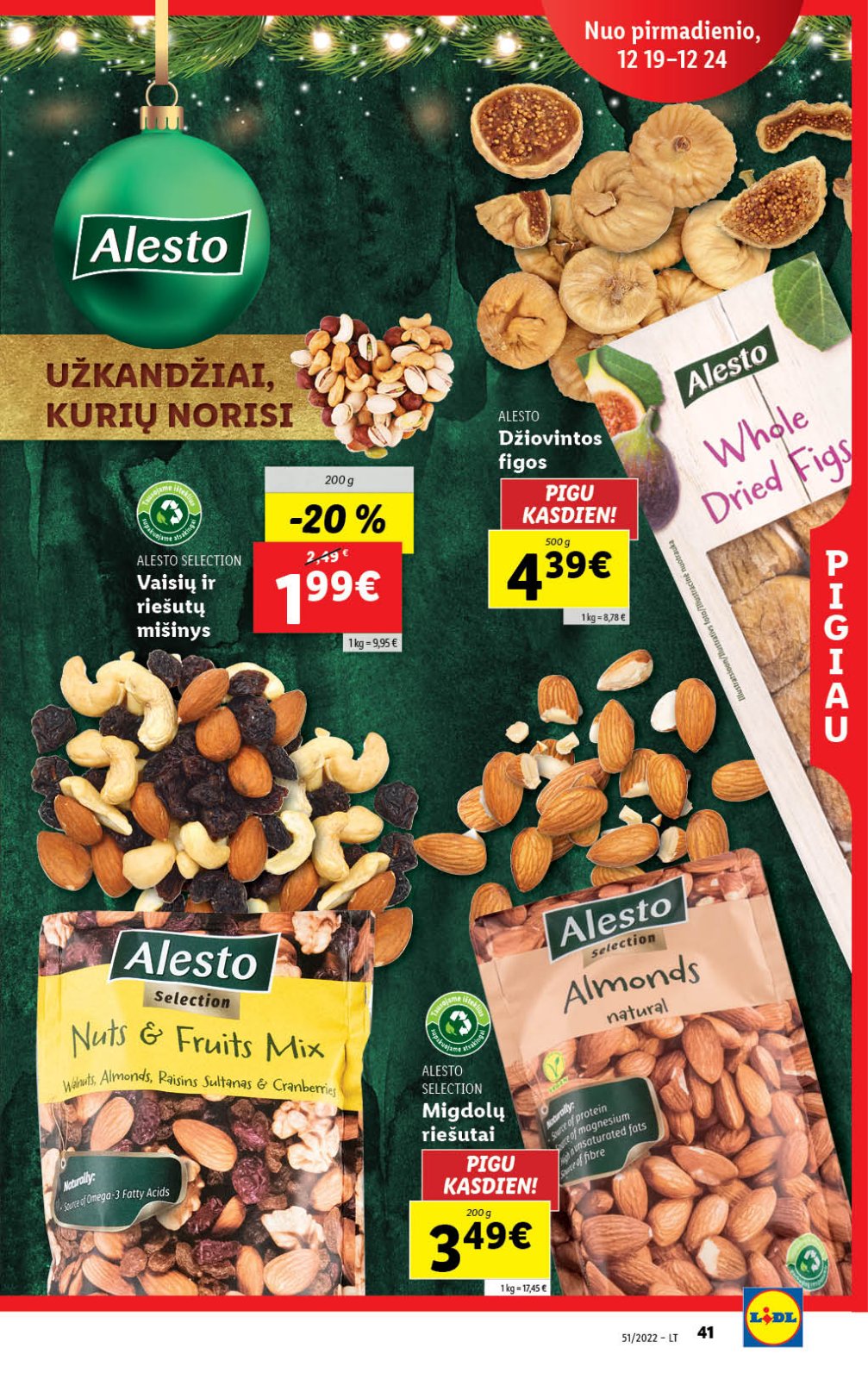 Lidl 'MAISTO PREKIŲ PASIŪLYMAI' 41 puslapis