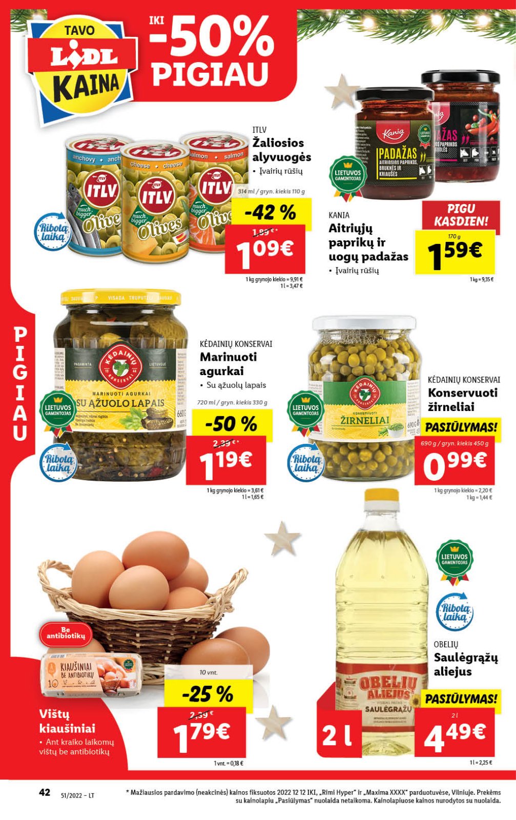 Lidl 'MAISTO PREKIŲ PASIŪLYMAI' 42 puslapis