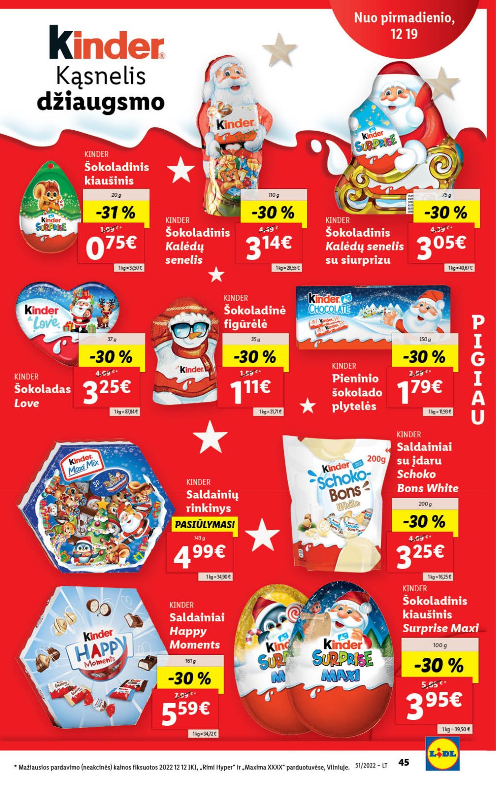 Lidl 'MAISTO PREKIŲ PASIŪLYMAI' 45 puslapis