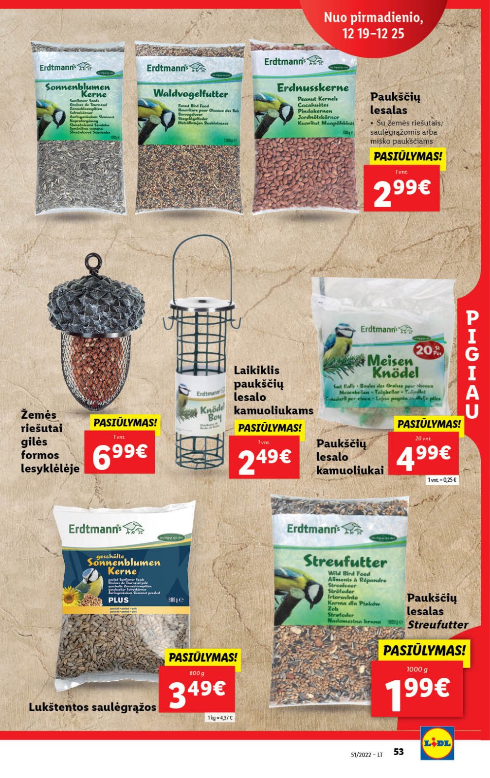 Lidl 'MAISTO PREKIŲ PASIŪLYMAI' 53 puslapis