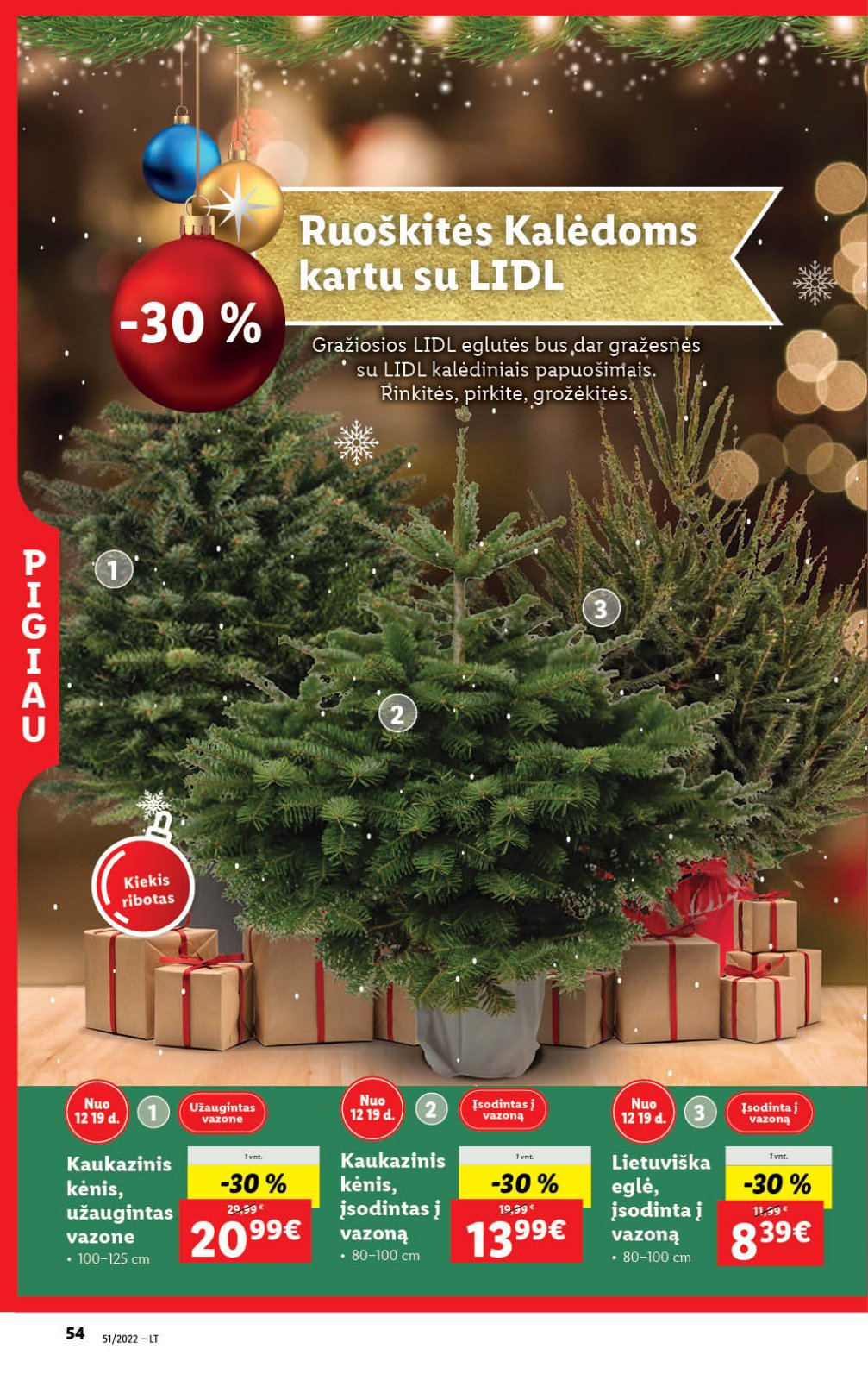 Lidl 'MAISTO PREKIŲ PASIŪLYMAI' 54 puslapis