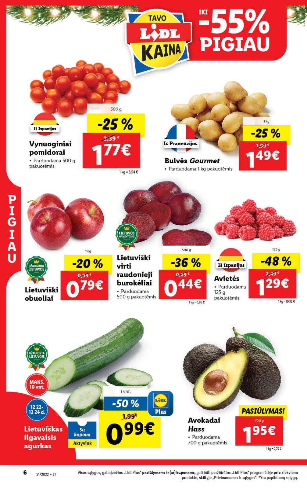 Lidl 'MAISTO PREKIŲ PASIŪLYMAI' 6 puslapis