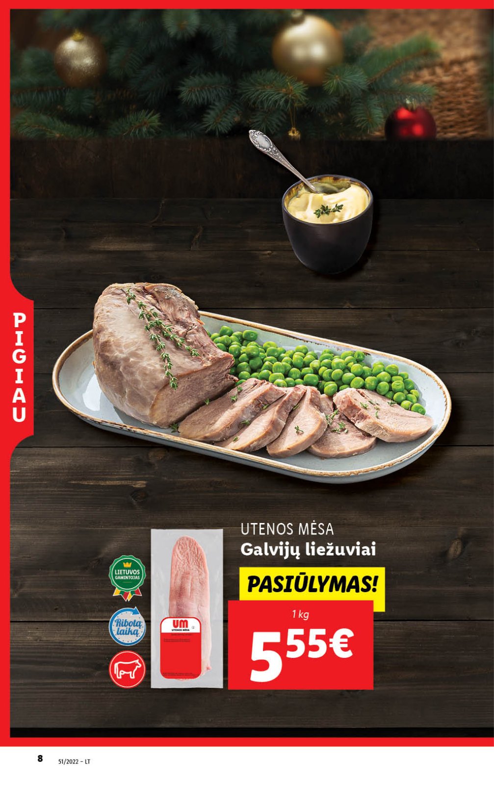 Lidl 'MAISTO PREKIŲ PASIŪLYMAI' 8 puslapis