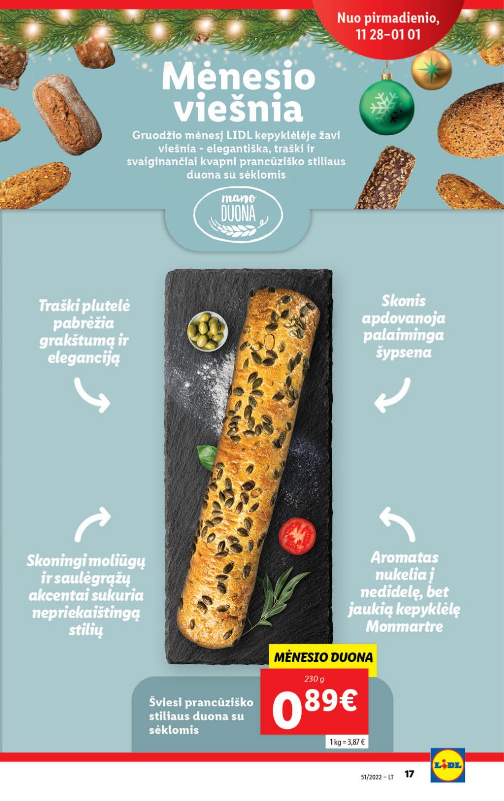 Lidl 'MAISTO PREKIŲ PASIŪLYMAI' 17 puslapis