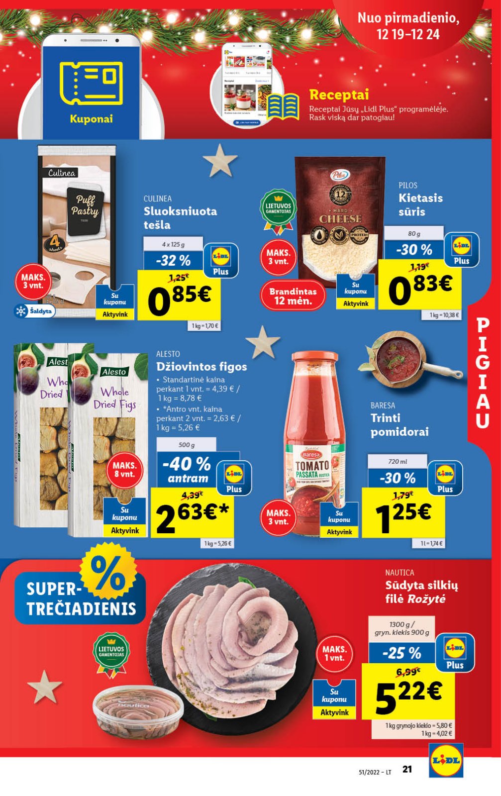 Lidl 'MAISTO PREKIŲ PASIŪLYMAI' 21 puslapis
