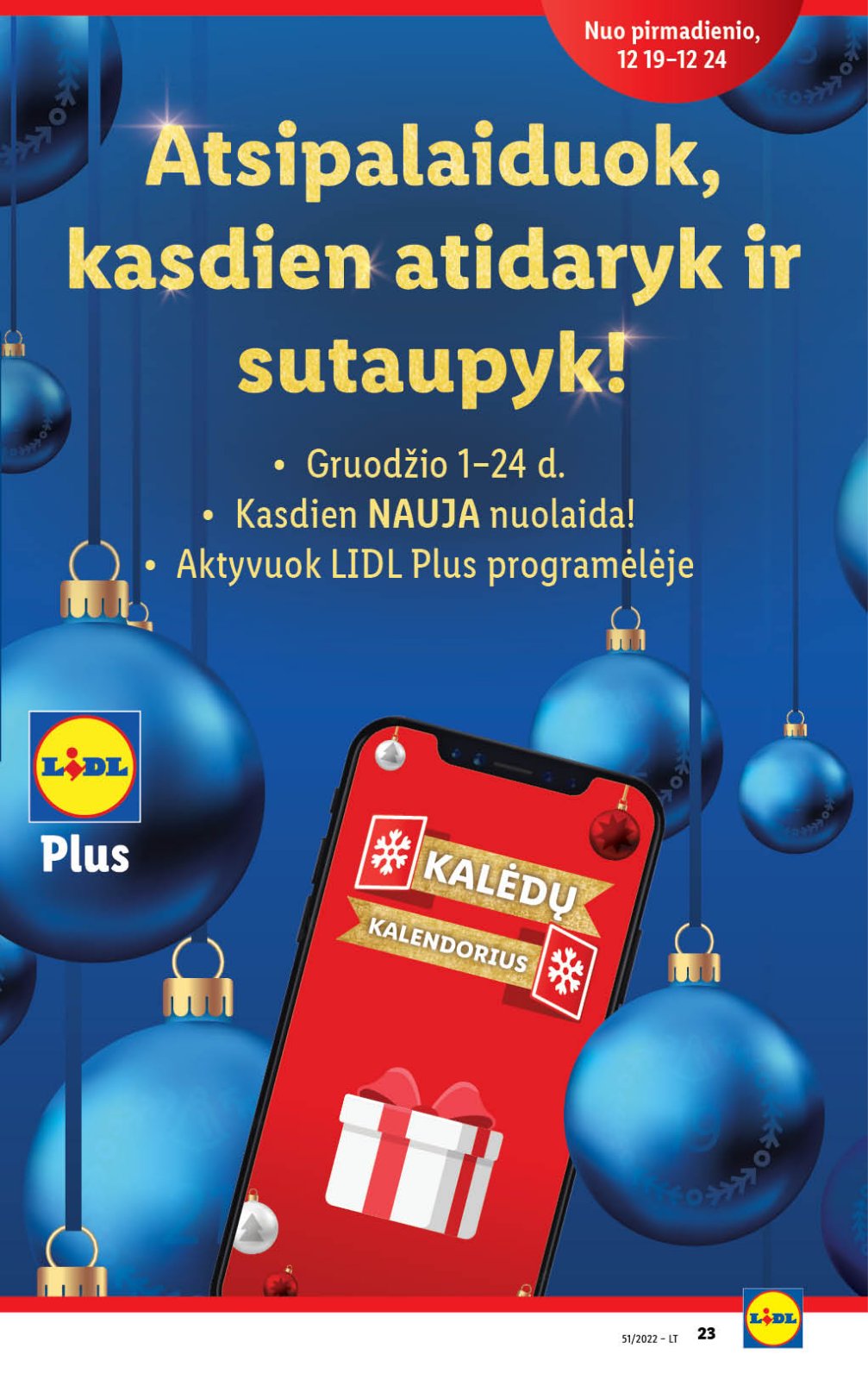 Lidl 'MAISTO PREKIŲ PASIŪLYMAI' 23 puslapis