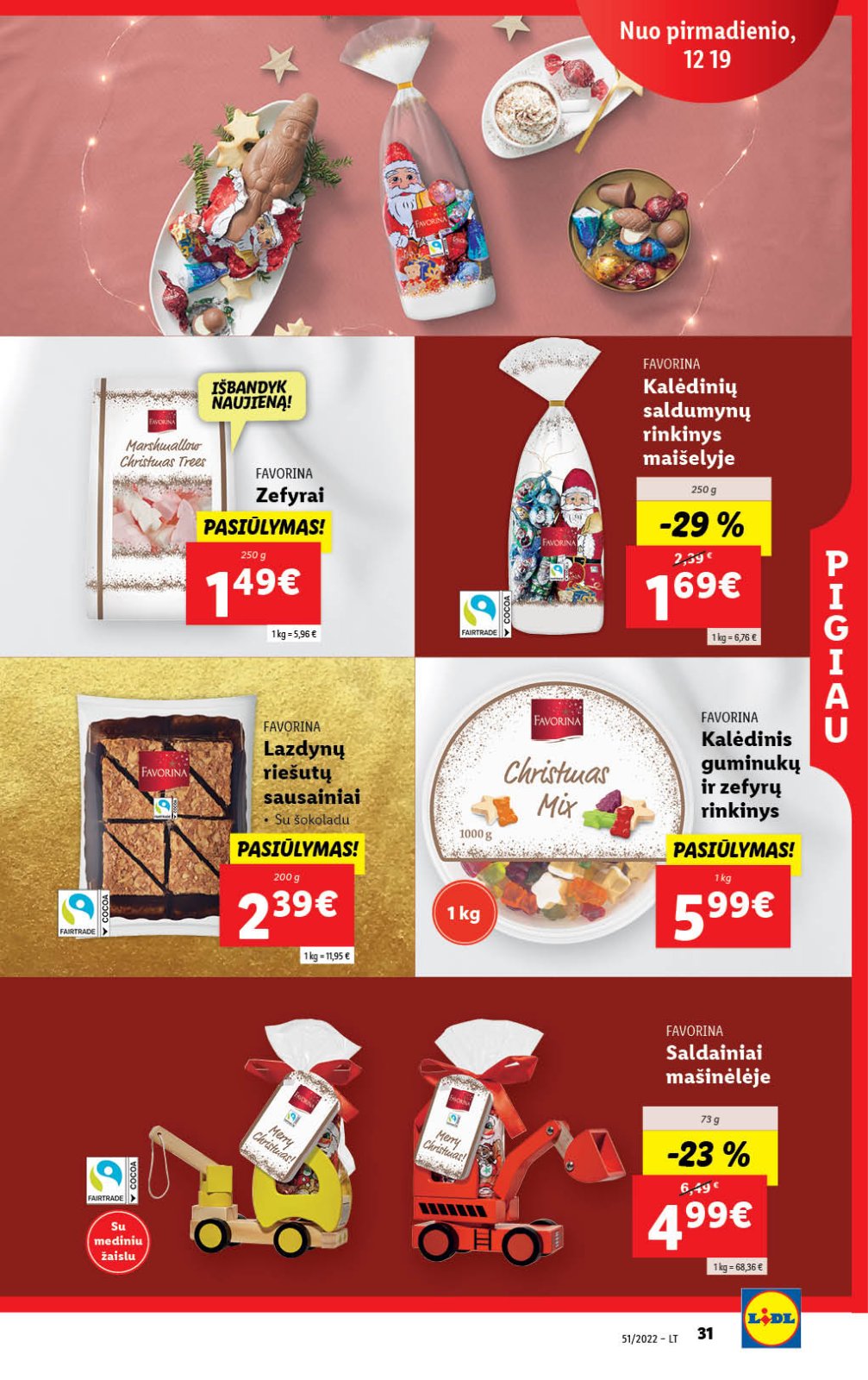 Lidl 'MAISTO PREKIŲ PASIŪLYMAI' 31 puslapis