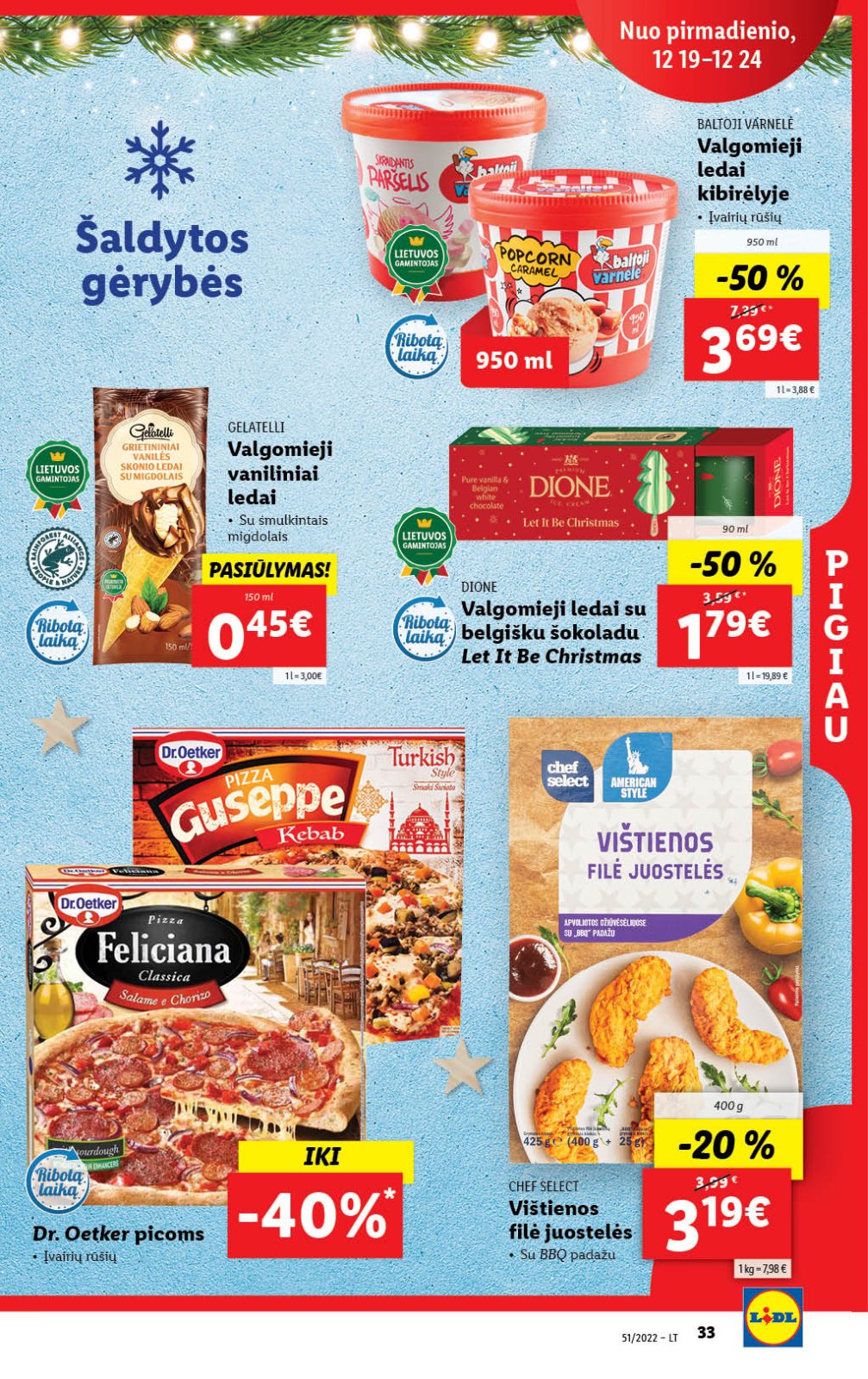Lidl 'MAISTO PREKIŲ PASIŪLYMAI' 33 puslapis