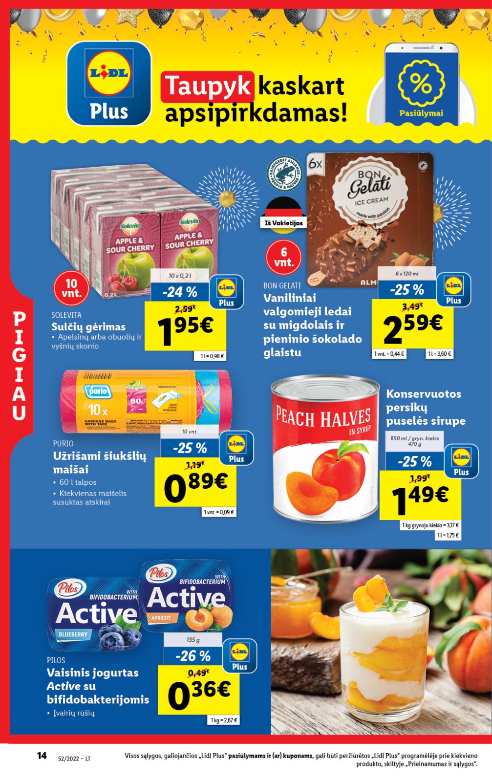 Lidl 'MAISTO PREKIŲ PASIŪLYMAI' 14 puslapis