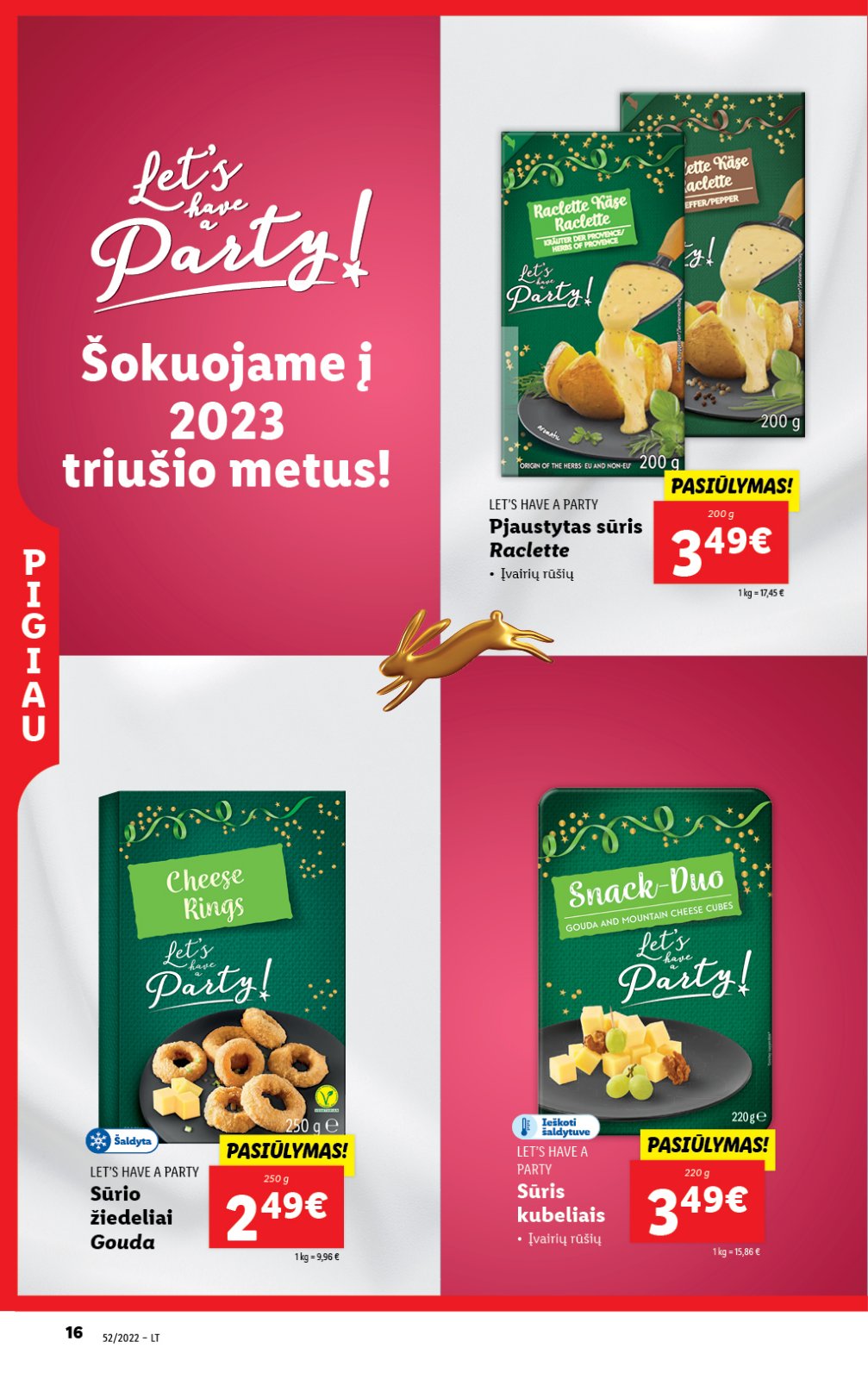 Lidl 'MAISTO PREKIŲ PASIŪLYMAI' 16 puslapis