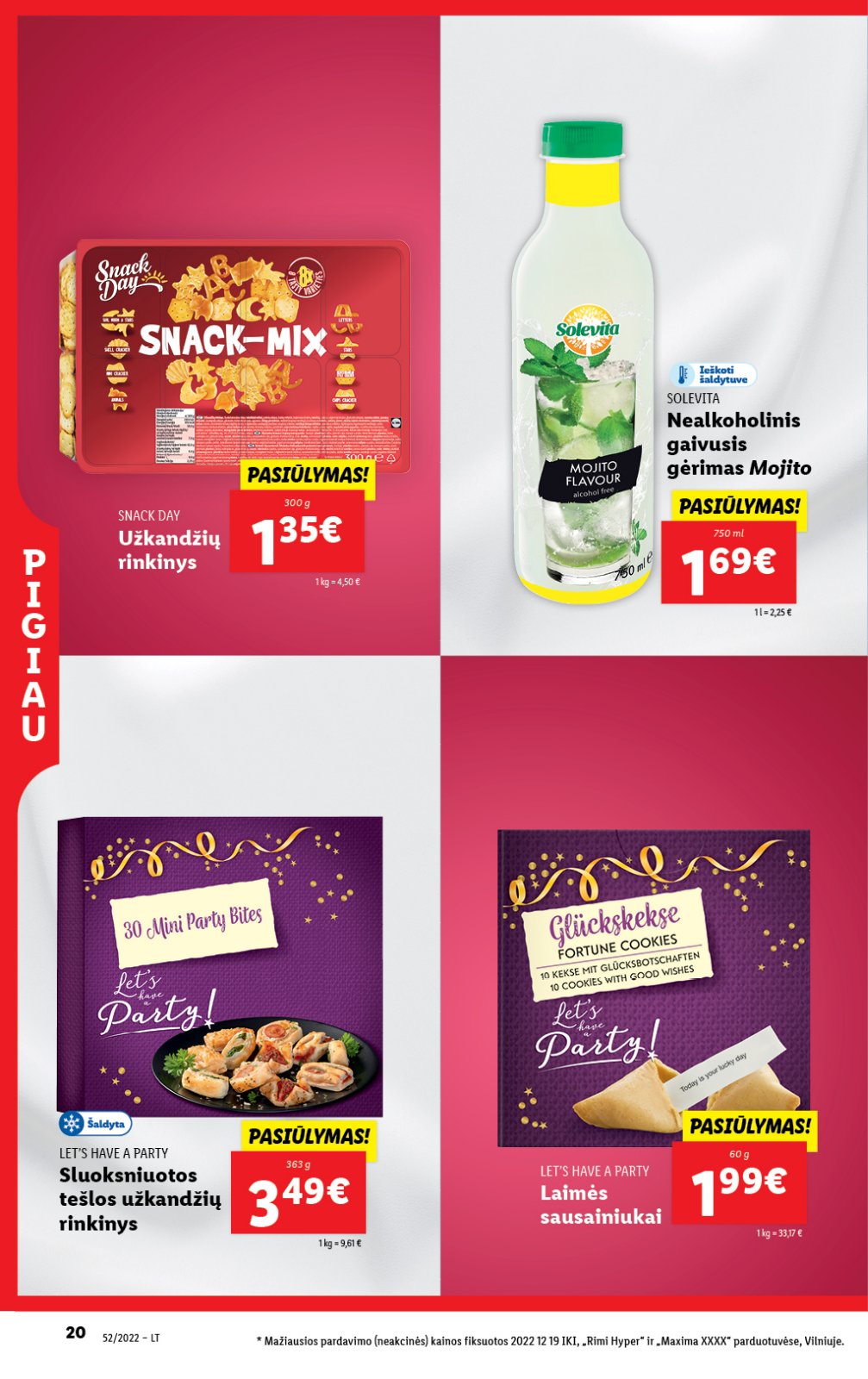 Lidl 'MAISTO PREKIŲ PASIŪLYMAI' 20 puslapis
