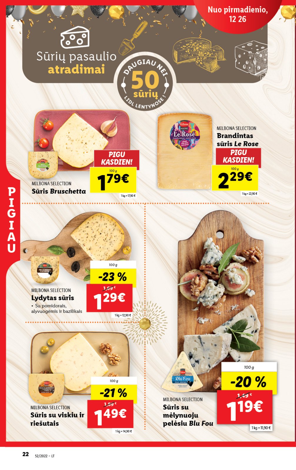 Lidl 'MAISTO PREKIŲ PASIŪLYMAI' 22 puslapis