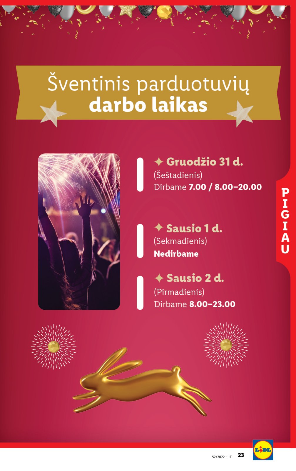 Lidl 'MAISTO PREKIŲ PASIŪLYMAI' 23 puslapis