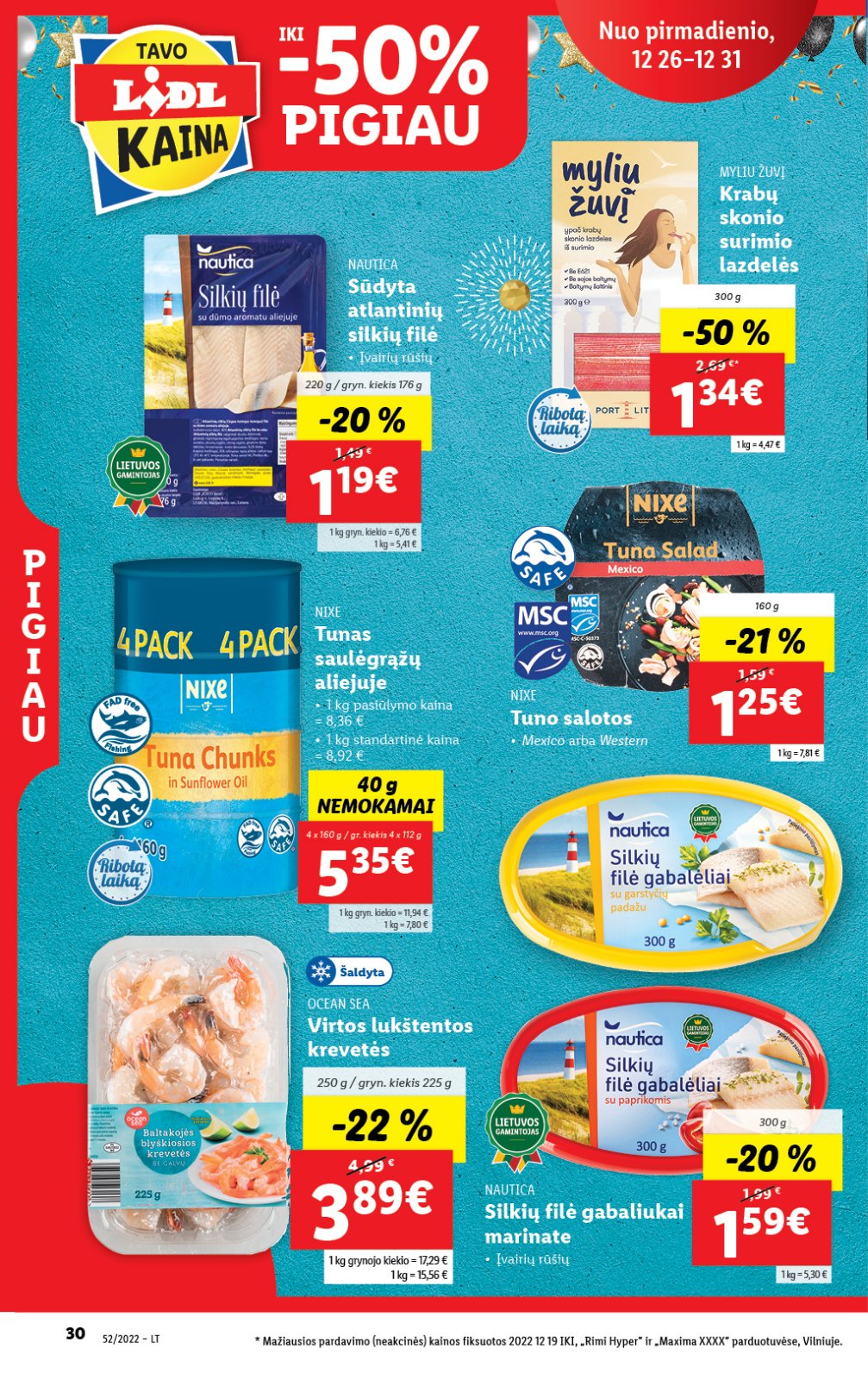 Lidl 'MAISTO PREKIŲ PASIŪLYMAI' 30 puslapis