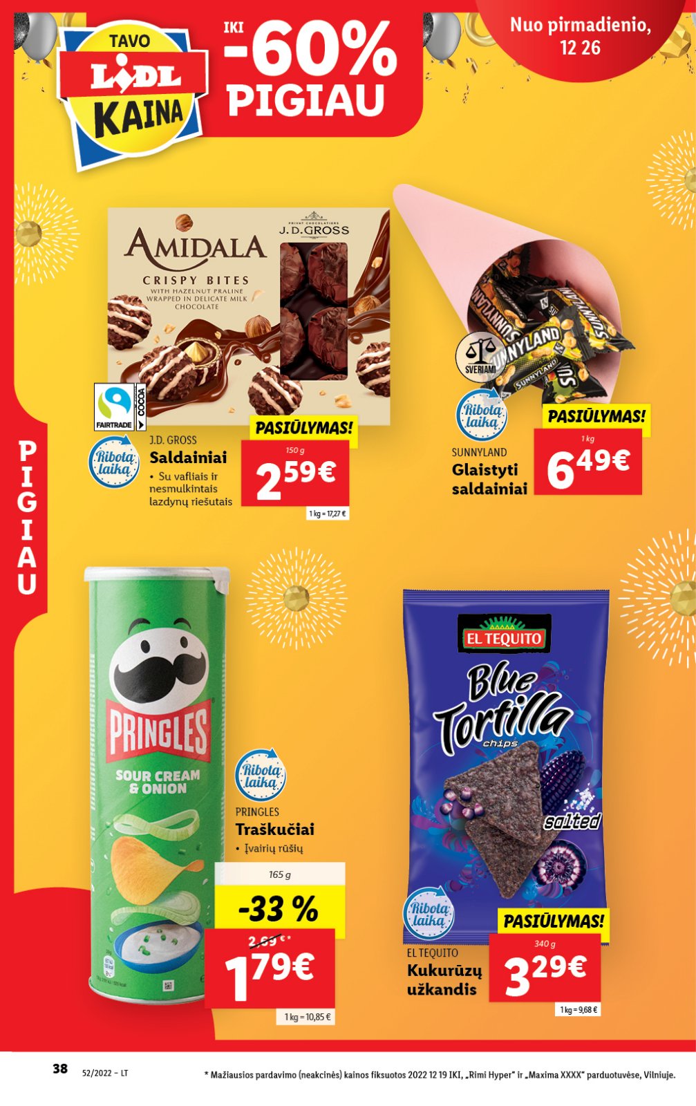 Lidl 'MAISTO PREKIŲ PASIŪLYMAI' 38 puslapis