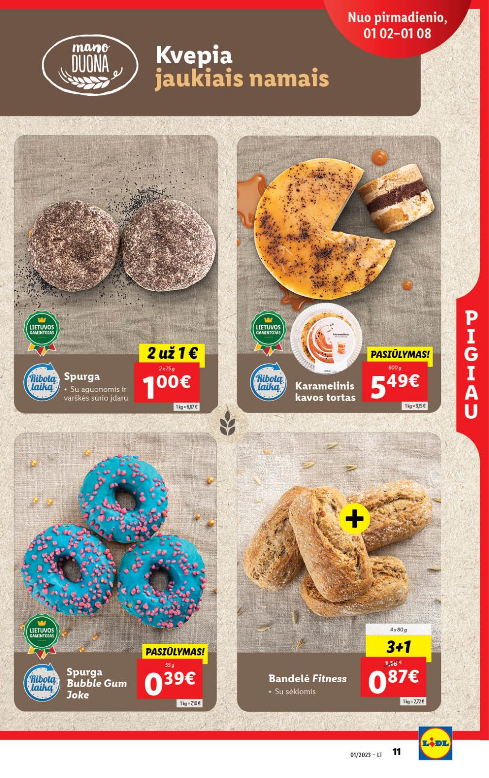 Lidl 'MAISTO PREKIŲ PASIŪLYMAI' 11 puslapis