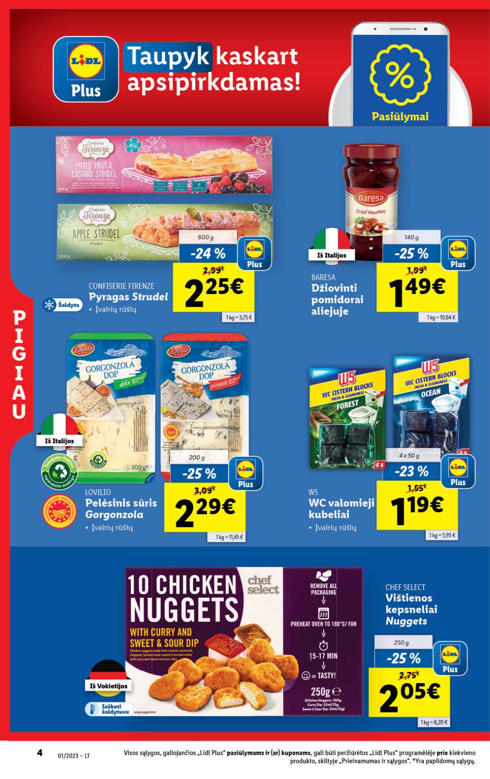 Lidl 'MAISTO PREKIŲ PASIŪLYMAI' 4 puslapis
