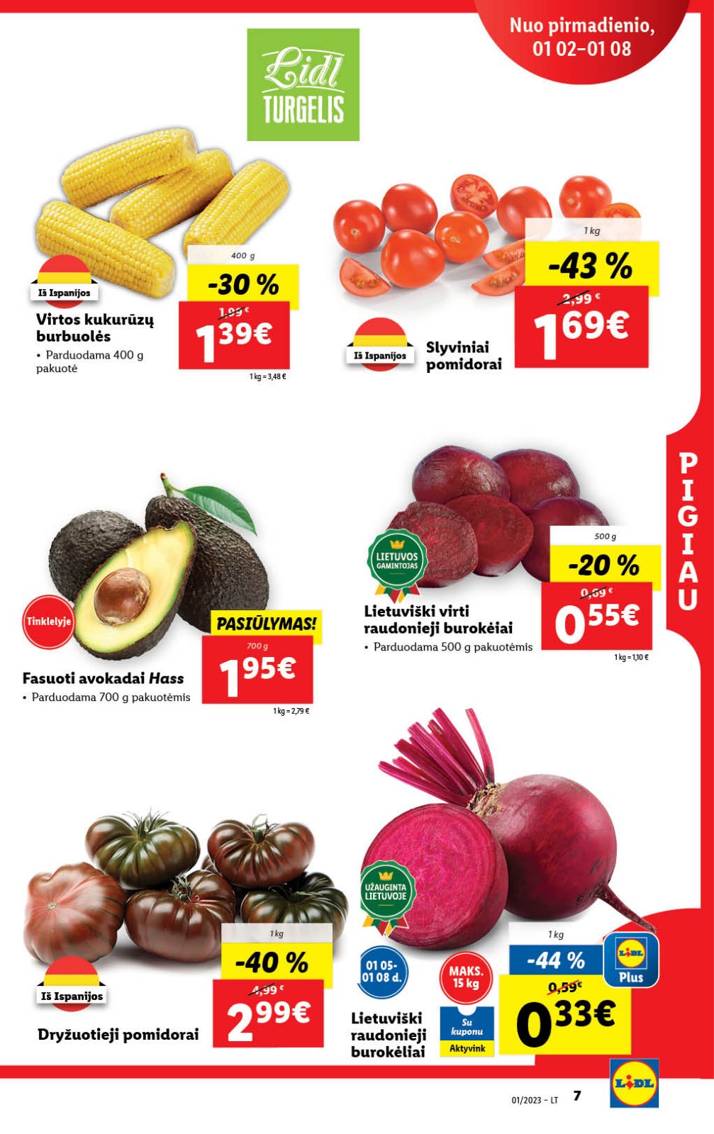 Lidl 'MAISTO PREKIŲ PASIŪLYMAI' 7 puslapis