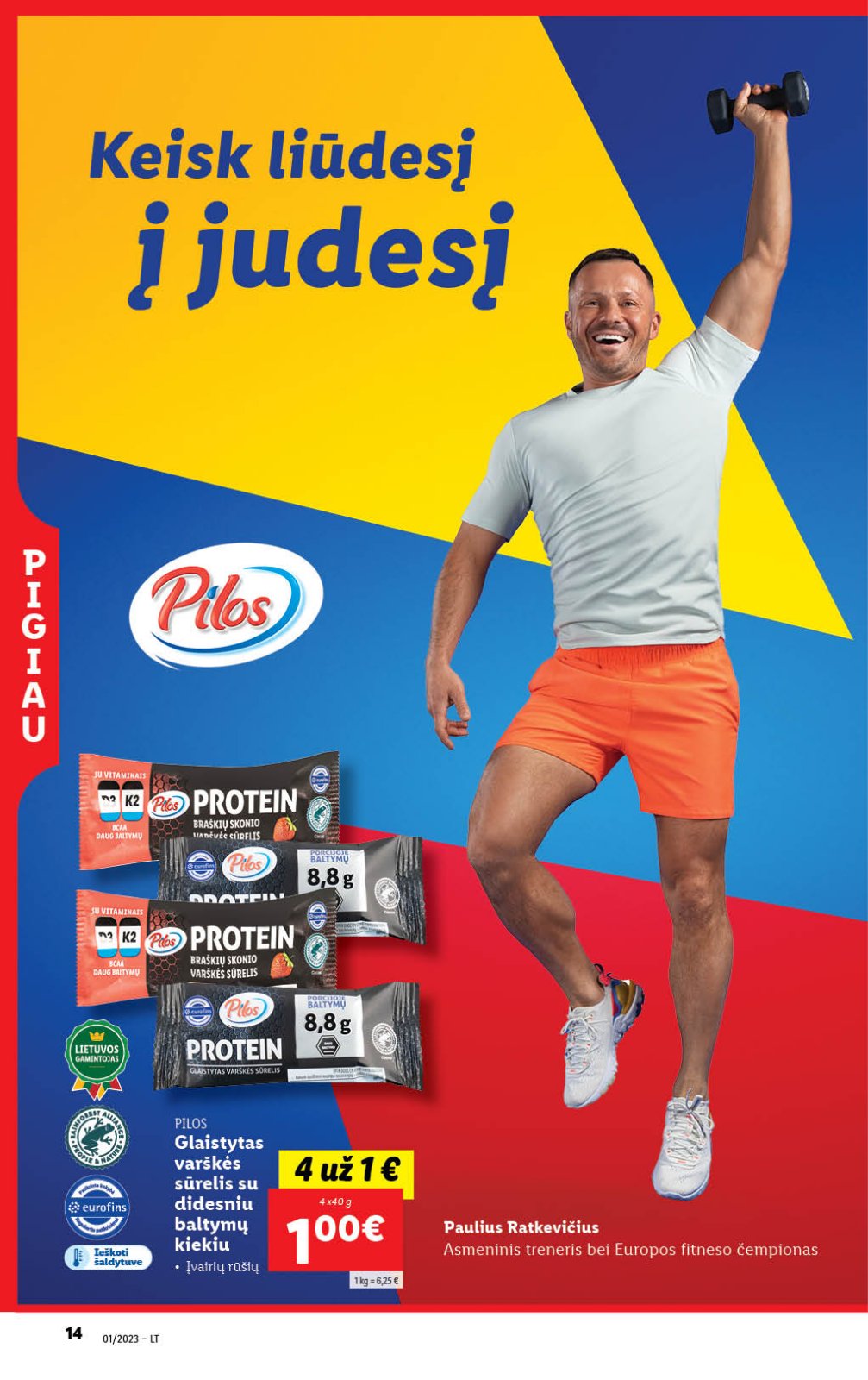 Lidl 'MAISTO PREKIŲ PASIŪLYMAI' 14 puslapis