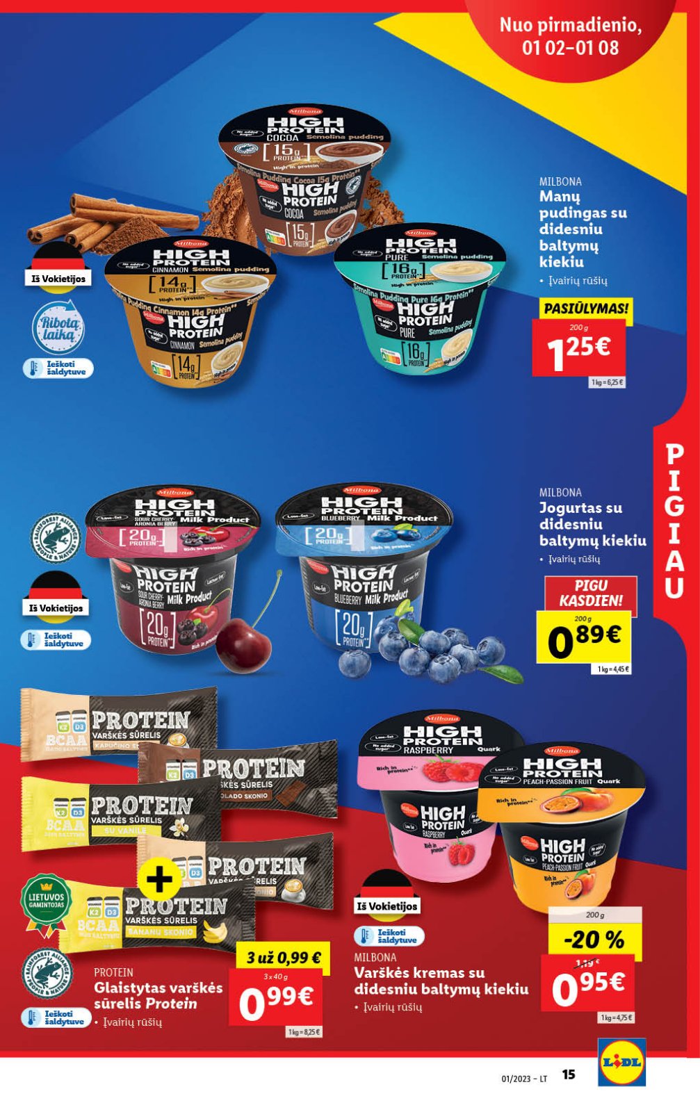 Lidl 'MAISTO PREKIŲ PASIŪLYMAI' 15 puslapis