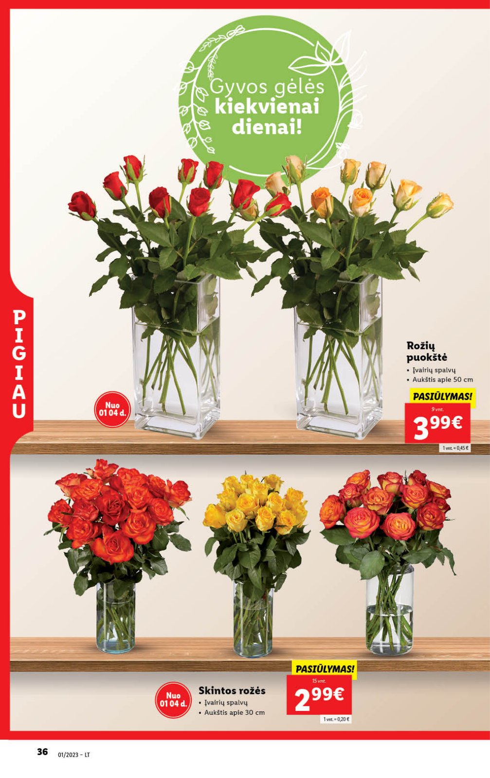 Lidl 'MAISTO PREKIŲ PASIŪLYMAI' 36 puslapis