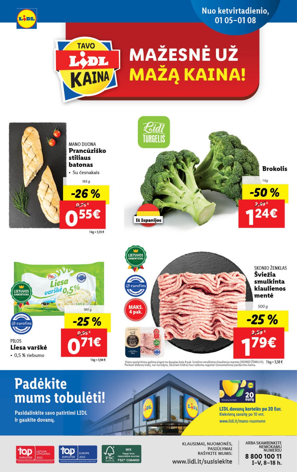 Lidl 'MAISTO PREKIŲ PASIŪLYMAI' 40 puslapis