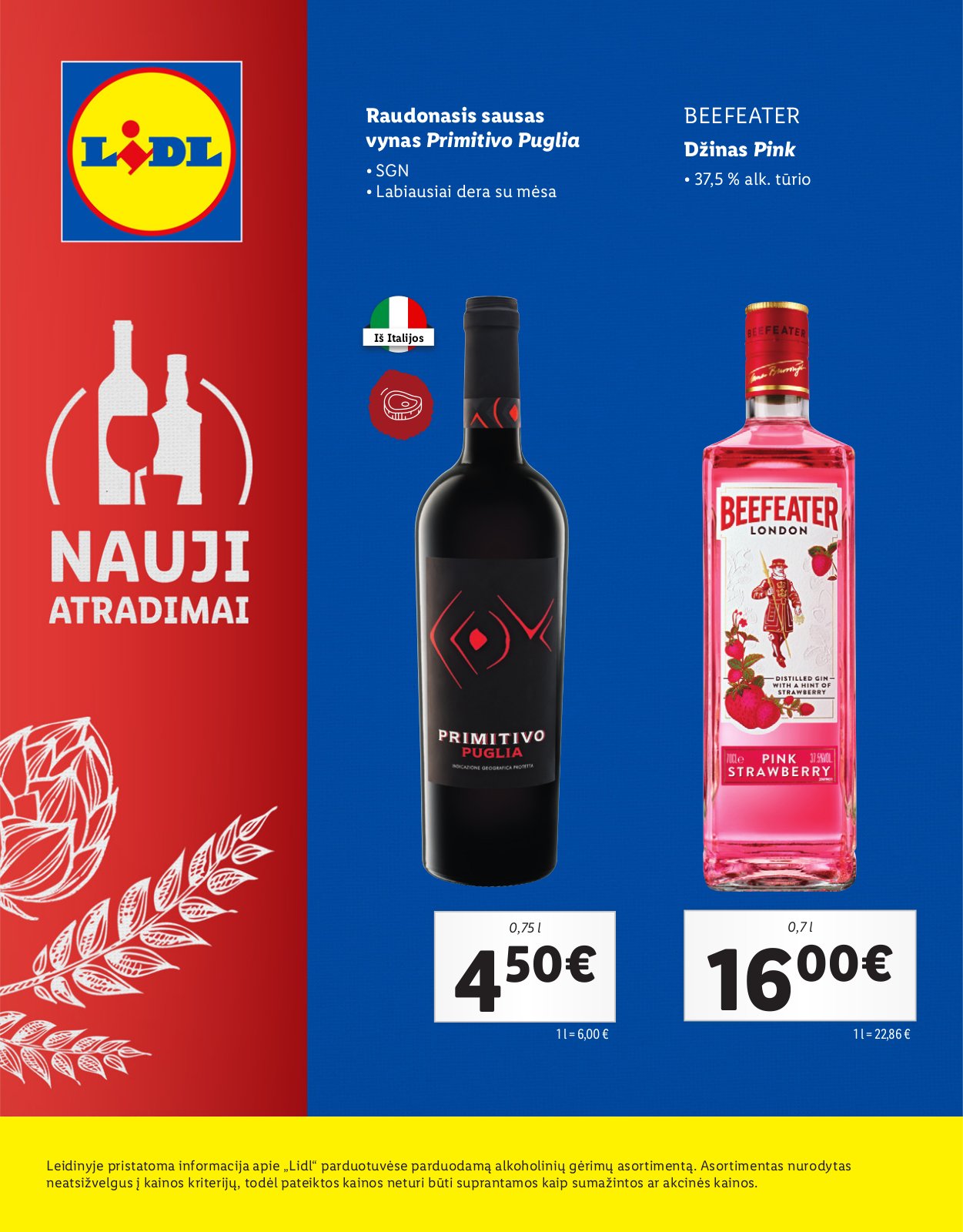 Lidl 'NAUJI ATRADIMAI' 1 puslapis