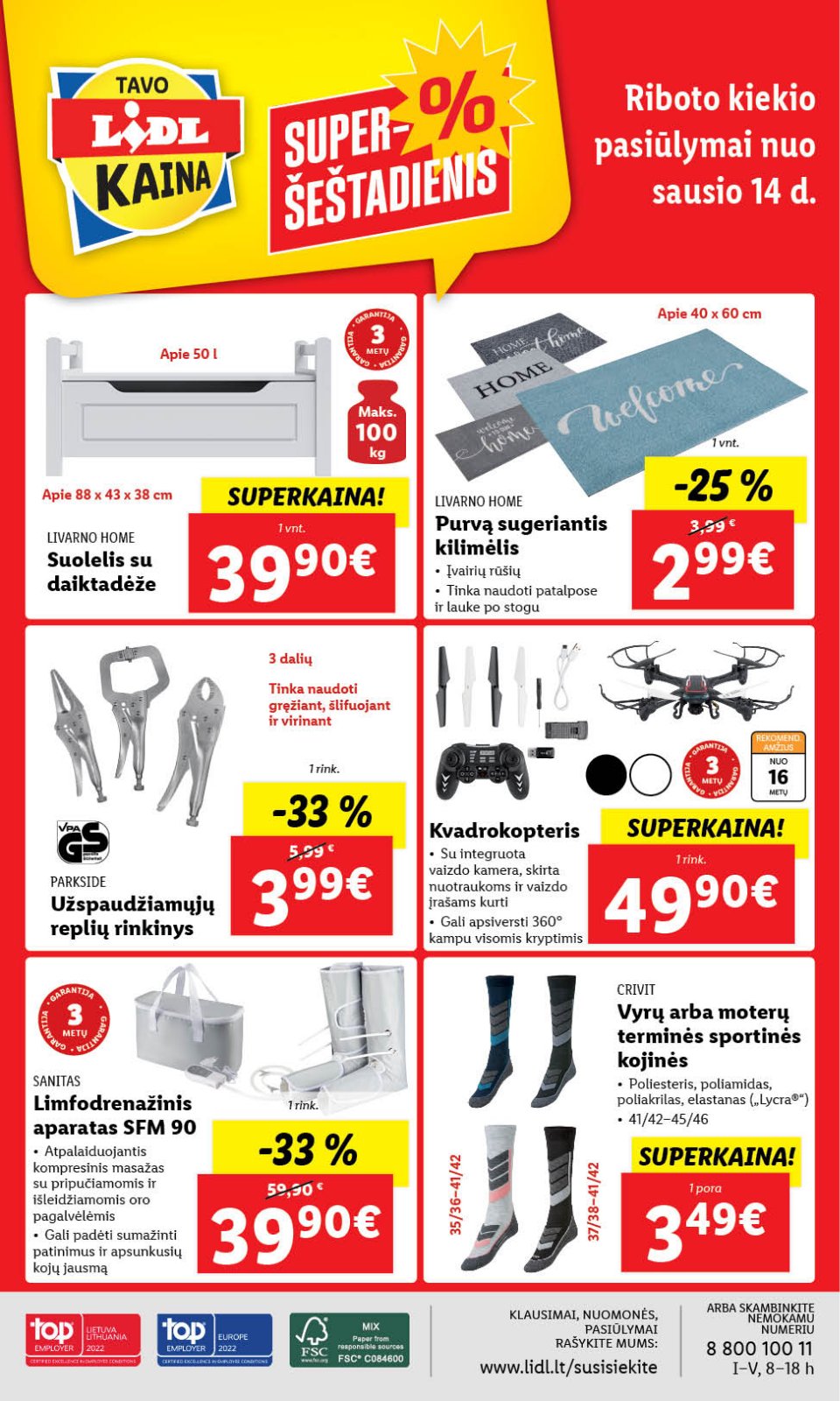 Lidl 'NE MAISTO PREKIŲ PASIŪLYMAI' 34 puslapis